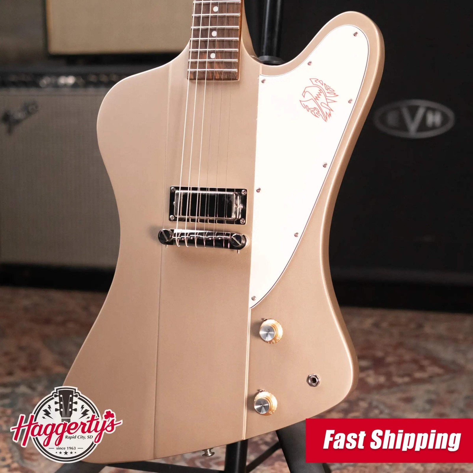 Epiphone Limited Edition Joe Bonamassa “Treasure” Firebird I Polymist Gold with