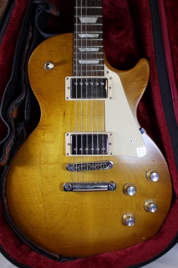 2017 Gibson Les Paul Tribute T Solid Body Honey Burst w/Gibson Padded Case