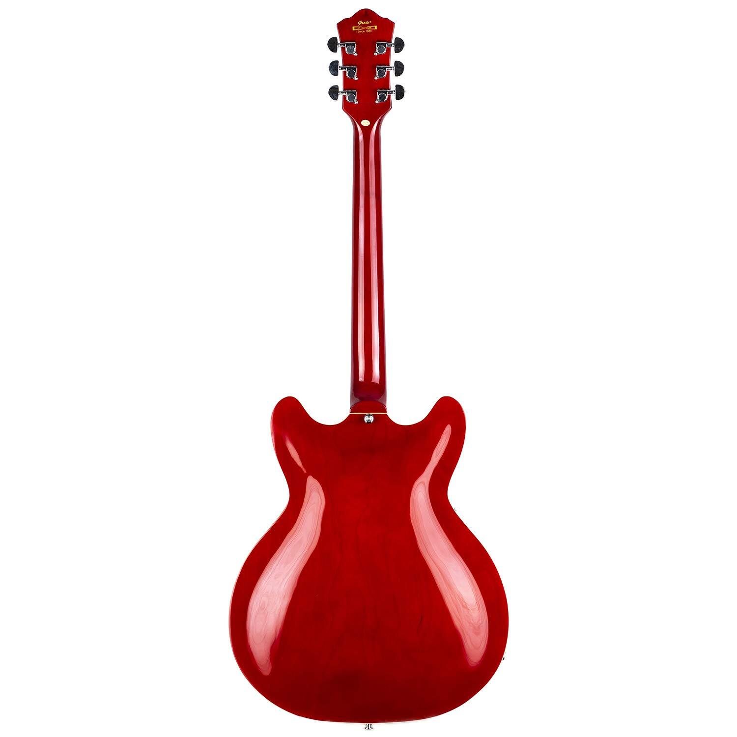 Semi-Hollow Body 335 Style Left-Handed Electric Guitar