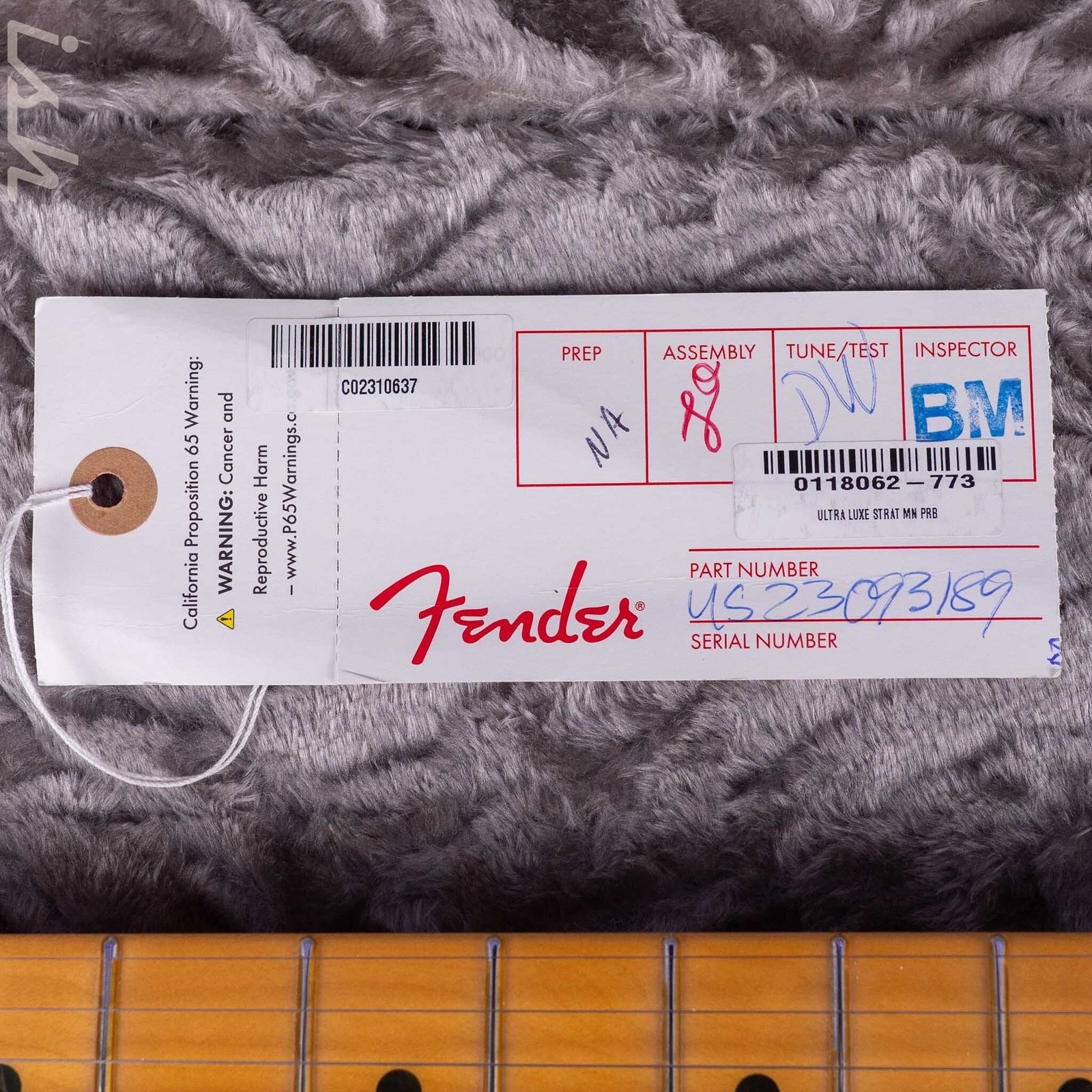 2023 Fender American Ultra Luxe Stratocaster