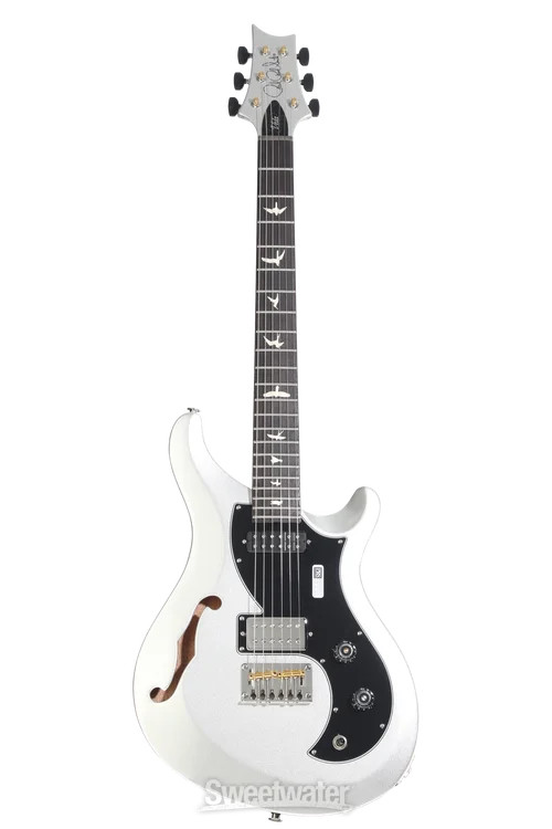 PRS S2 Vela Semi-Hollow Electric Guitar – Platinum Metallic
