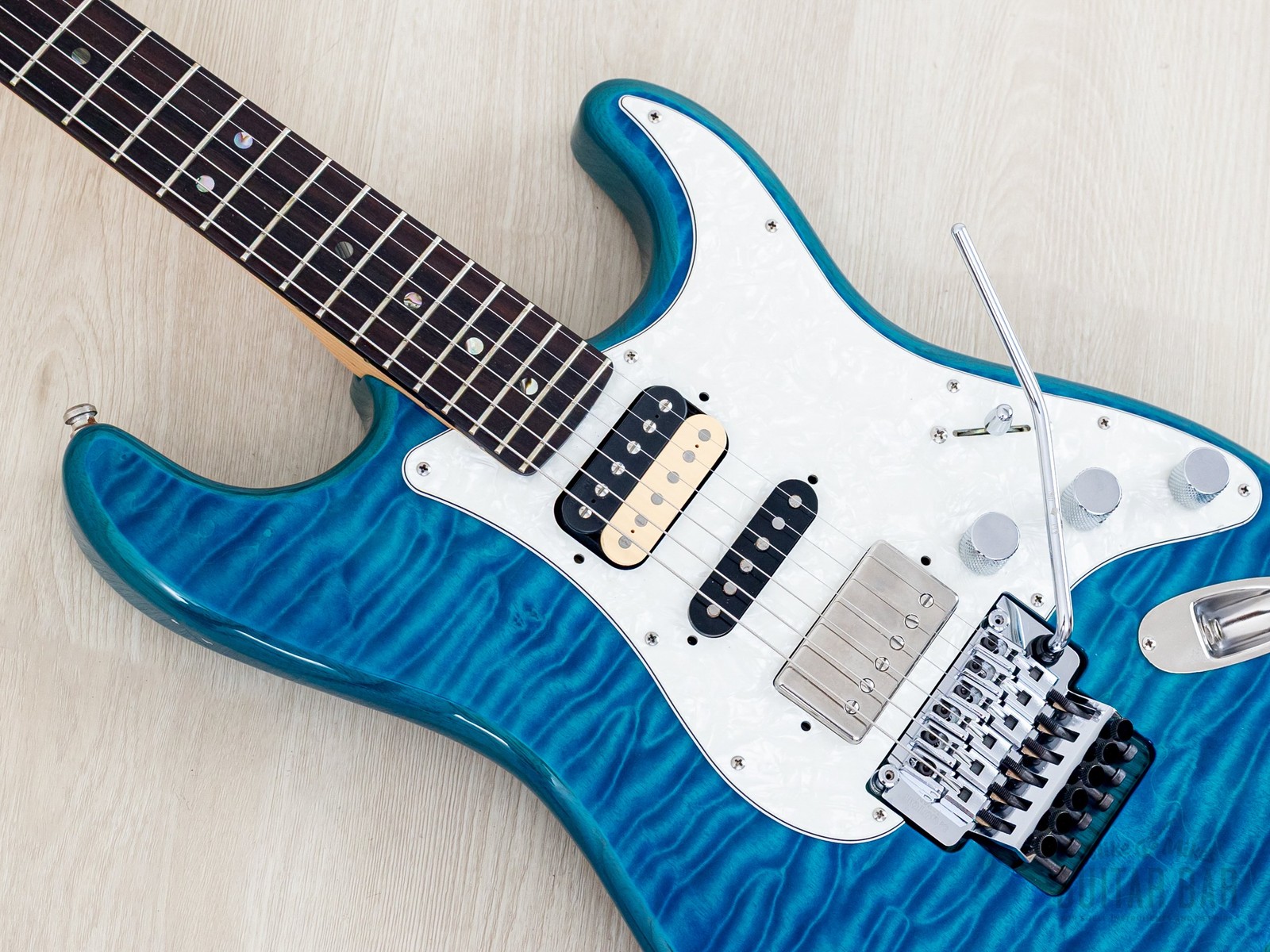 2019 Fender Michiya Haruhata Stratocaster HSH Quilt Top w/ Floyd Rose, Japan MIJ