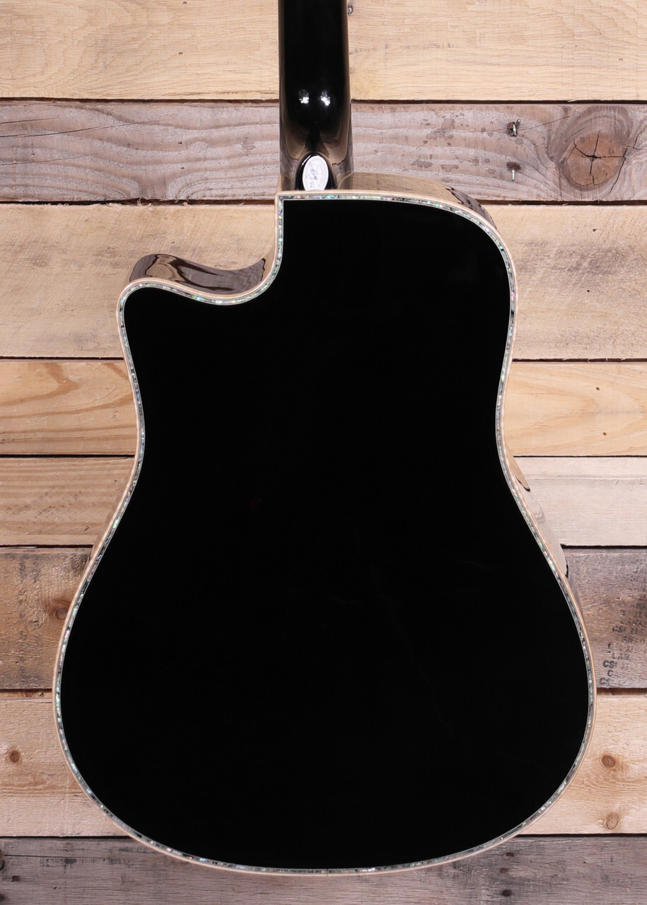 BC Rich Prophecy Acoustic/Electric Guitar Black w/ Case