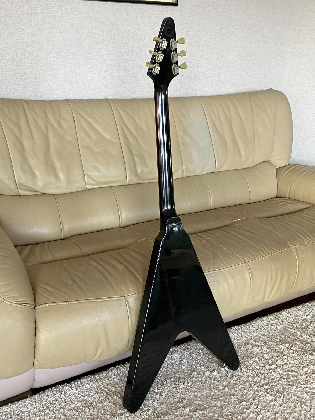 1996 Gibson Flying V Ebony Black with original hard case Used electric guitar