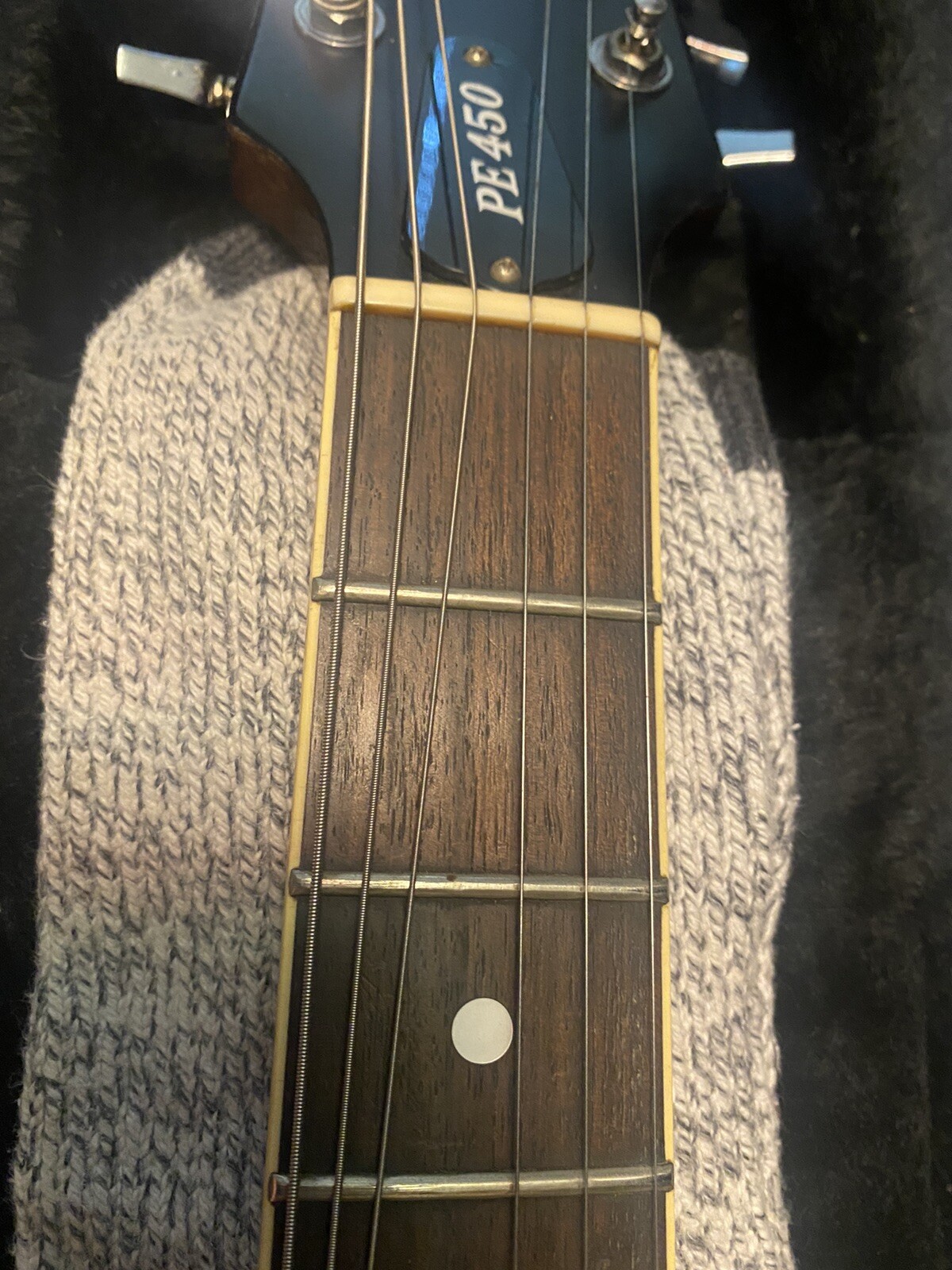 Vintage Aria Pro II PE-450 Electric Guitar Matsumoku Japan Violin Brown w/case
