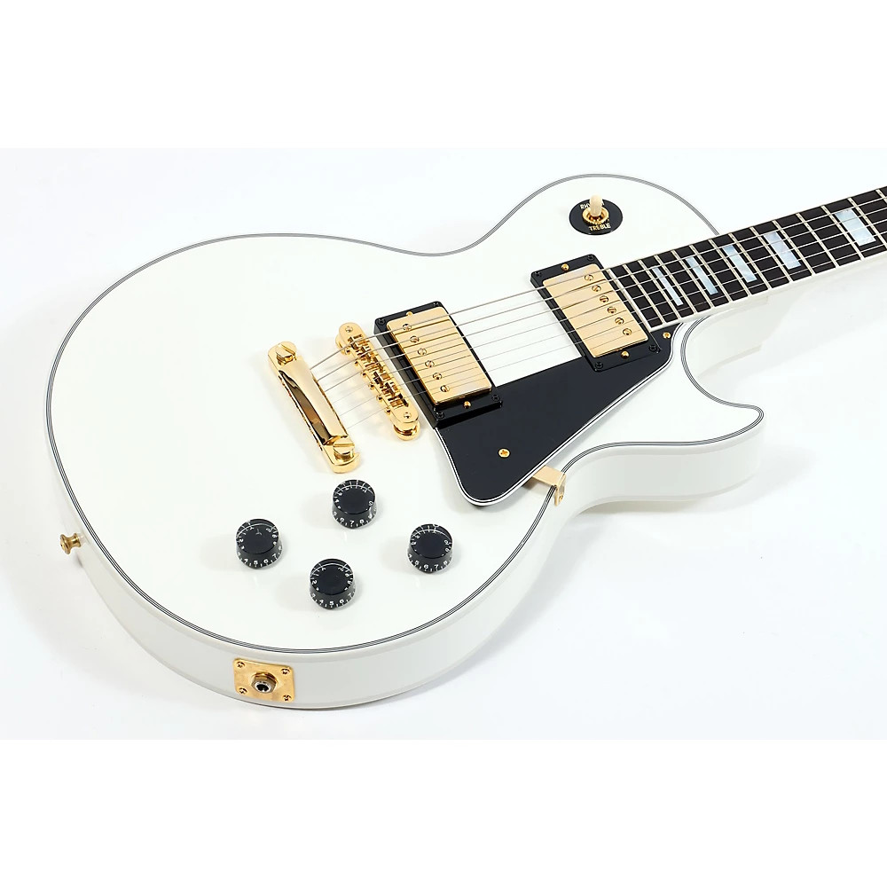 Gibson Custom Les Paul Custom Electric Guitar Alpine White 197881487522 OB