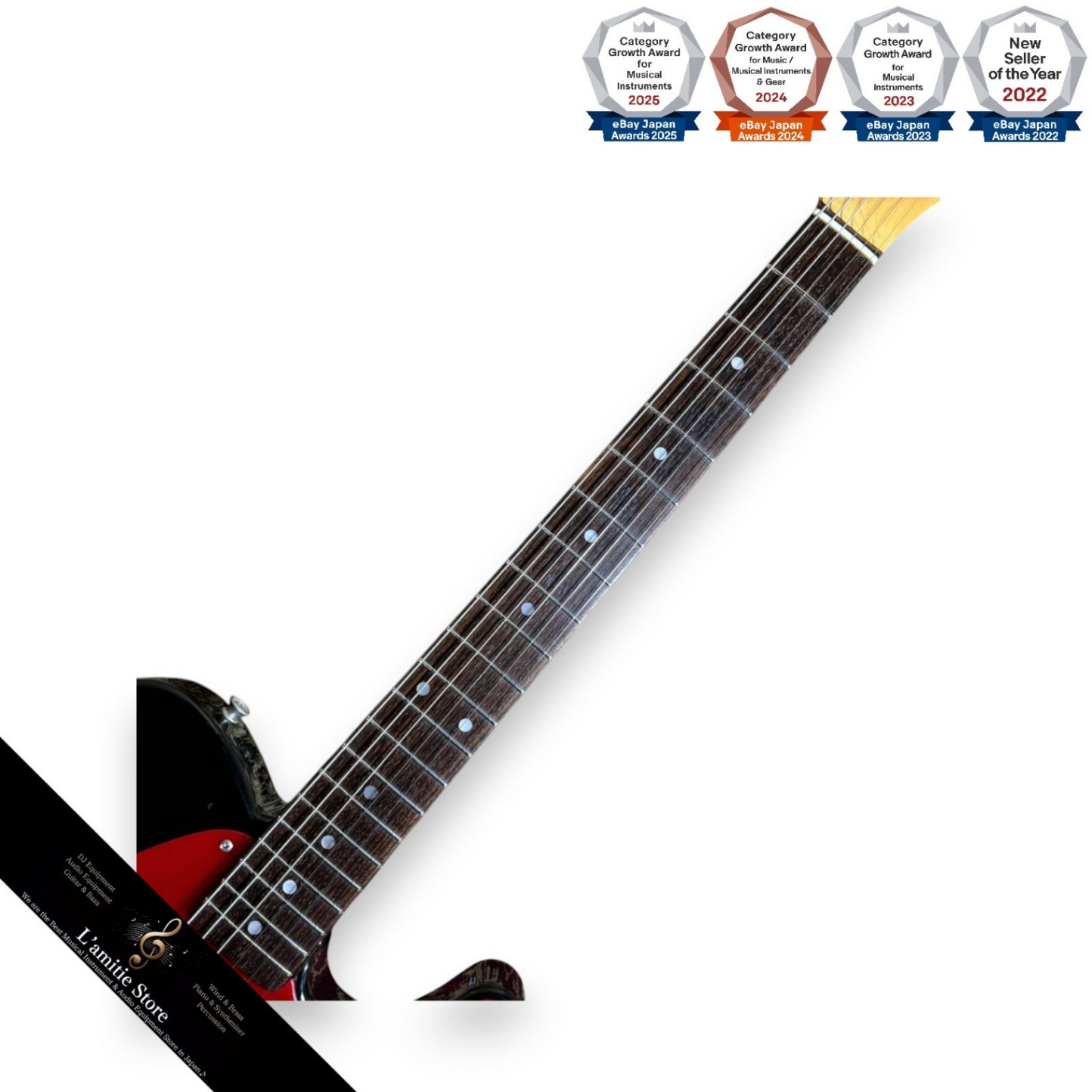 Fender Japan TL7255 Electric Guitar with Wear and Replaced Parts