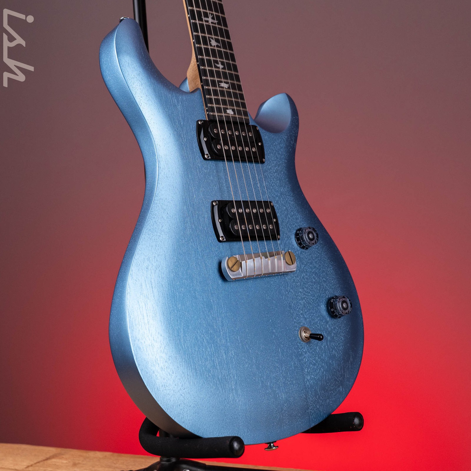 PRS SE CE 24 Standard Stoptail Satin Ice Blue Metallic