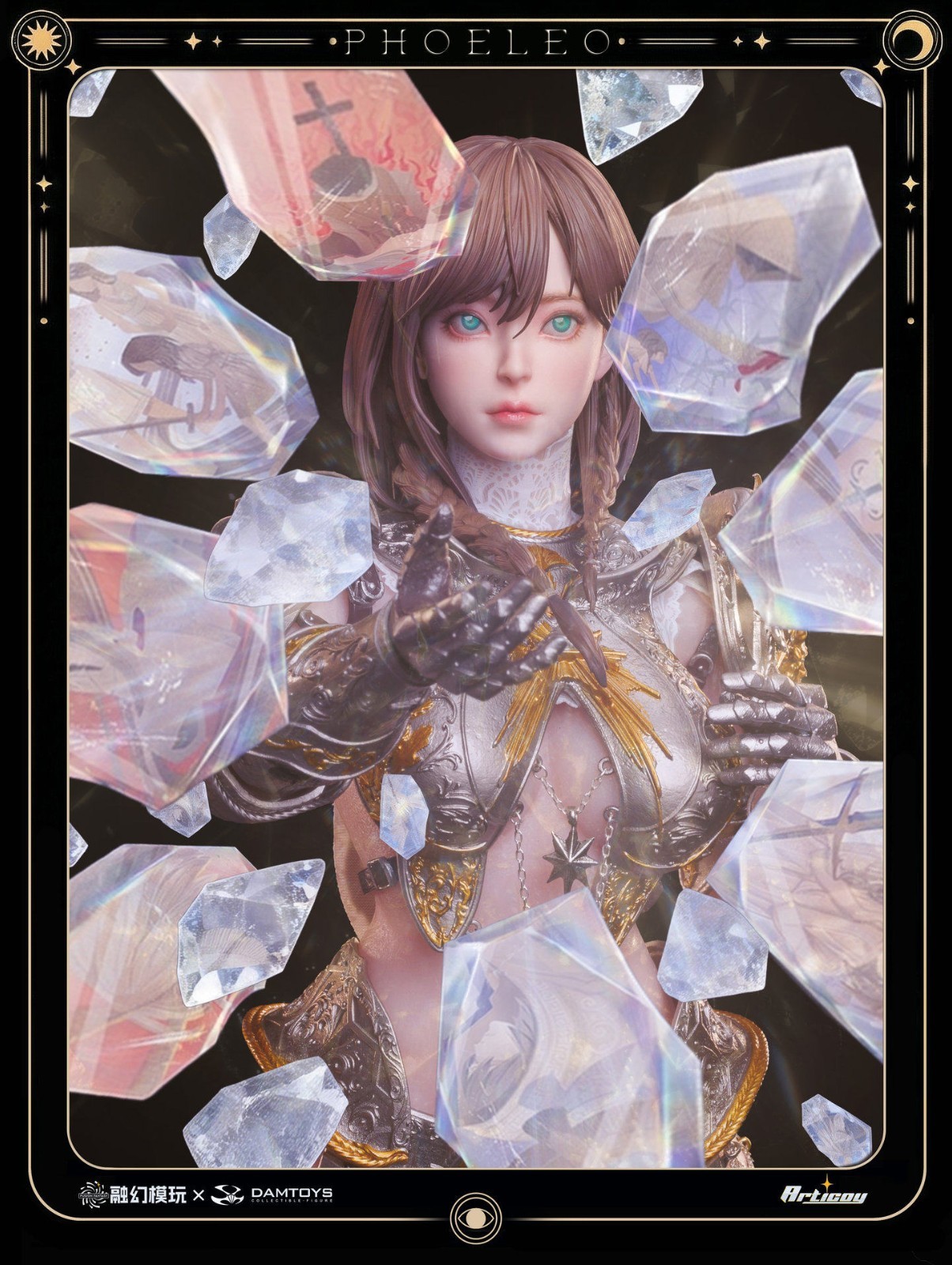 Presale**Fusion Fantasy X Damtoys Phoeleo 1/6 Diecast armor + Sculpted hair ver.