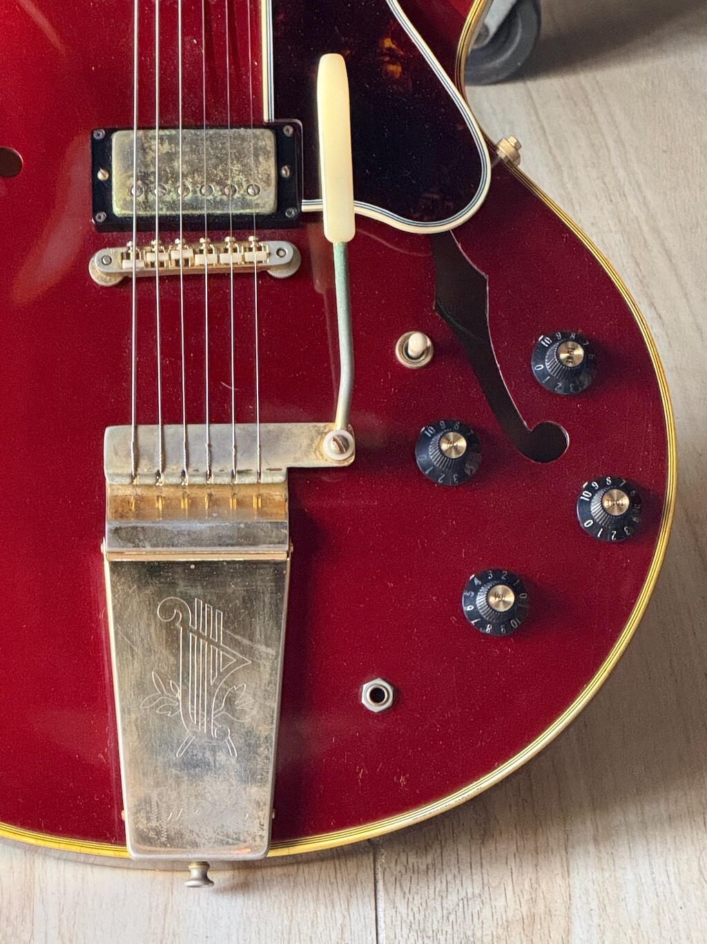 1967 Gibson ES-355TDC “Sparkling Burgundy” & “Mono” a rare 1 of a kind & Minty !