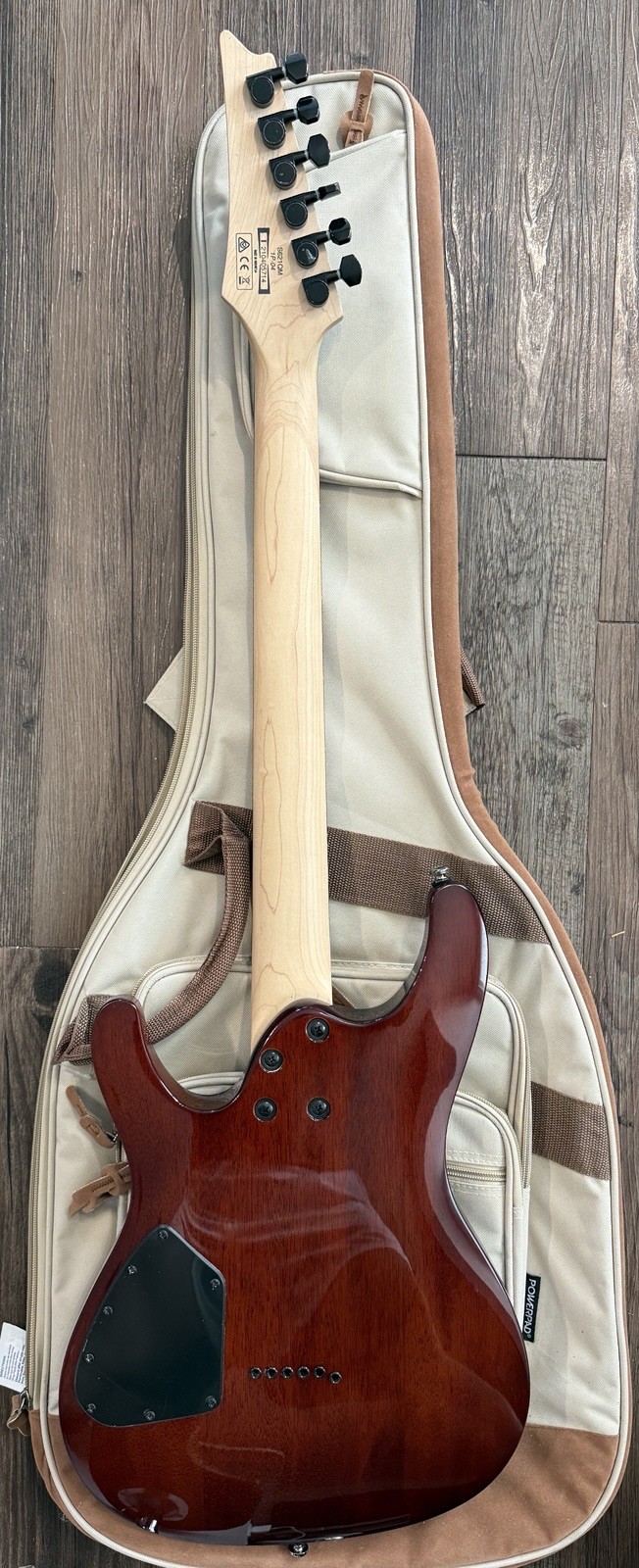 Ibanez S621QM in Dragon Eye Burst (DEB) With Ibanez Powerpad Case