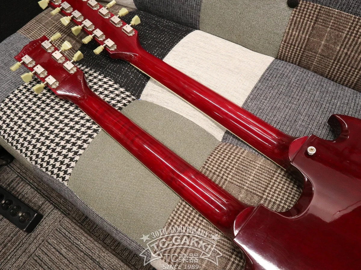 Gibson EDS-1275 Double Neck Heritage Cherry USA 1991 SG Solid Electric Guitar