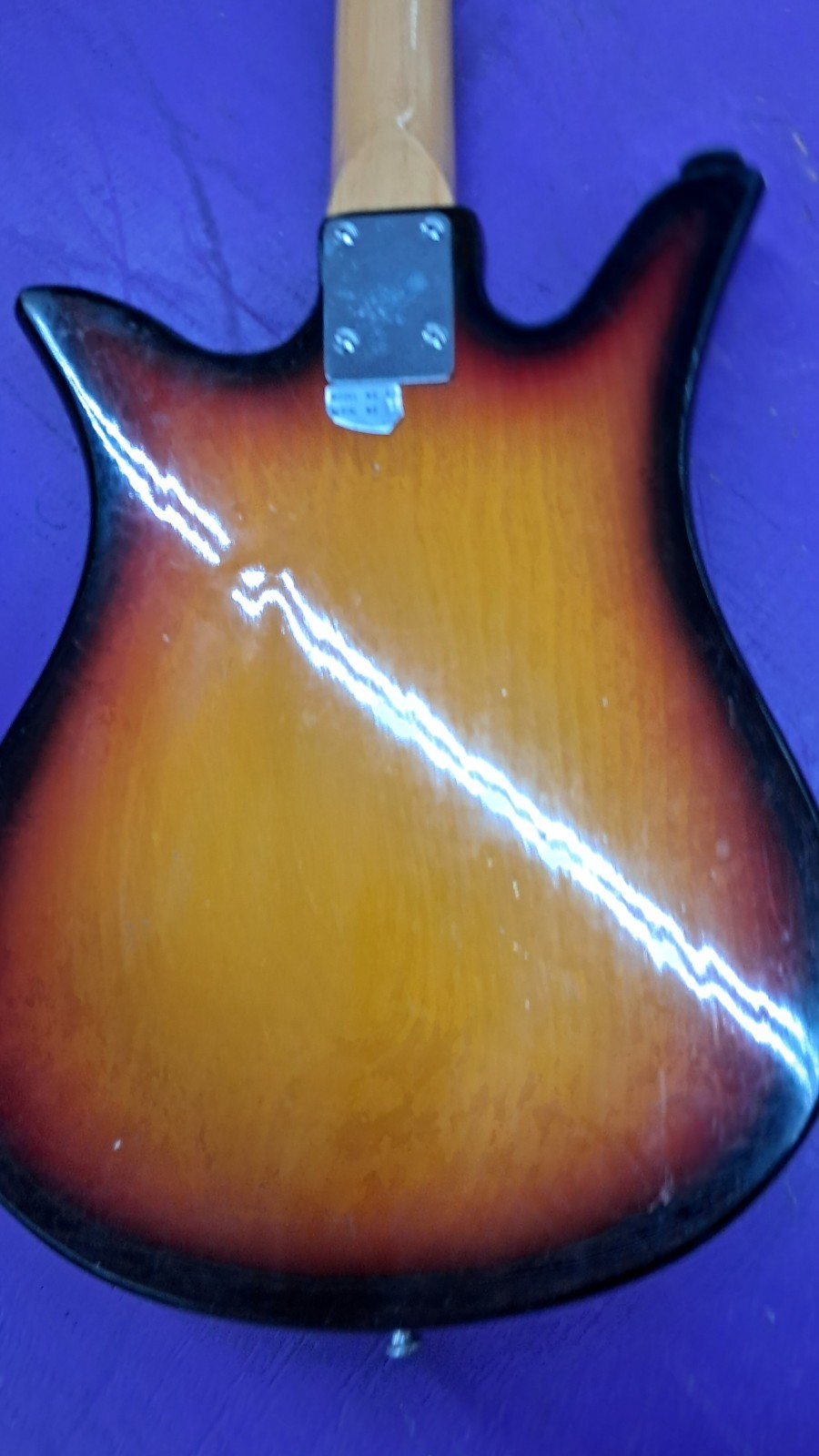 Teisco Tulip Sunburst 6-String Right-Handed Electric Guitar