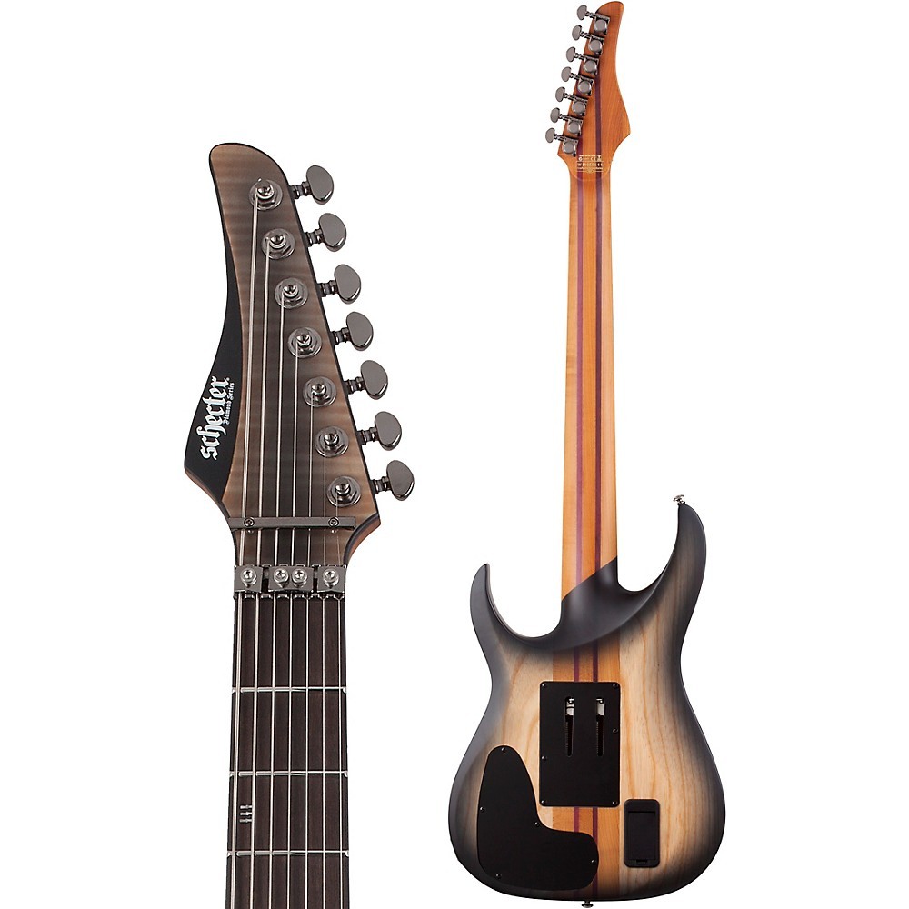 Schecter Guitar Research Banshee Mach FR S 7String Guitar FalloutBurst