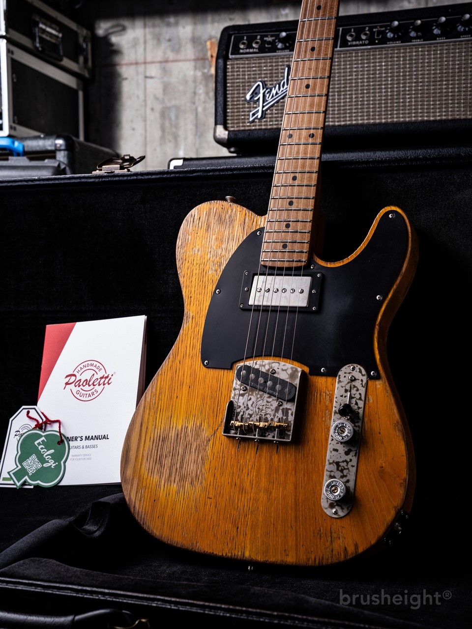 Paoletti Guitars Nancy Loft SP90 – 131 Butterscotch – Terry Reid Limited Edition