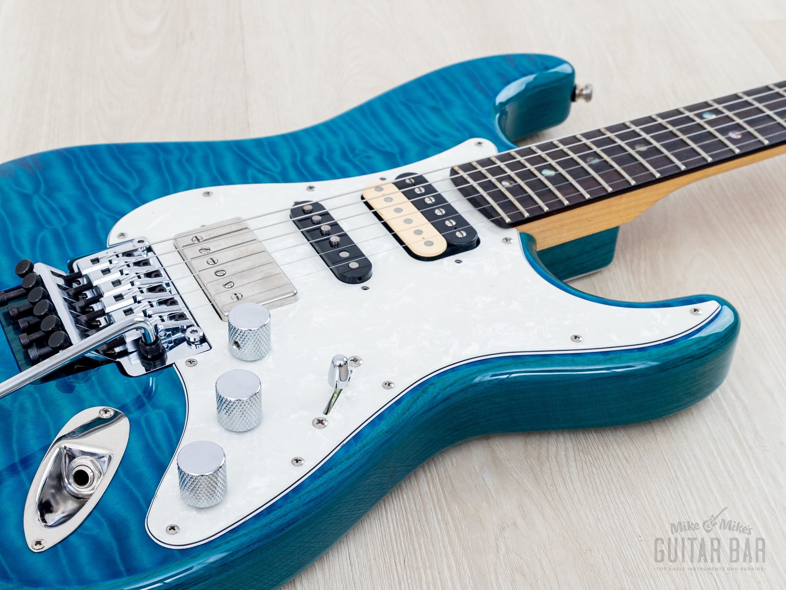 2019 Fender Michiya Haruhata Stratocaster HSH Quilt Top w/ Floyd Rose, Japan MIJ
