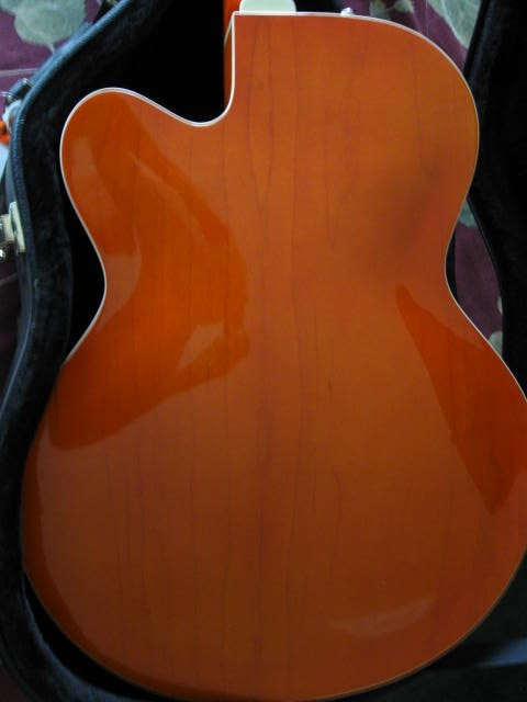 GRETSCH ORANGE G5120 2007 MINT BLACK HARDSHELL CASE #570-10