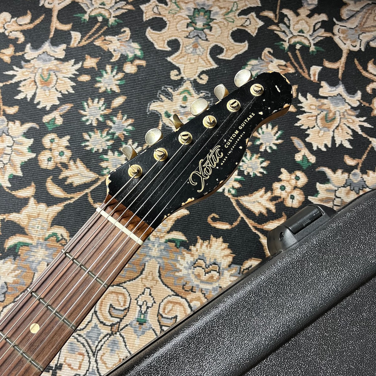 Xotic XTC-1 Black MH Super Heavy Aged ASH 4A Roasted Flame Maple Rose Wood FB 20