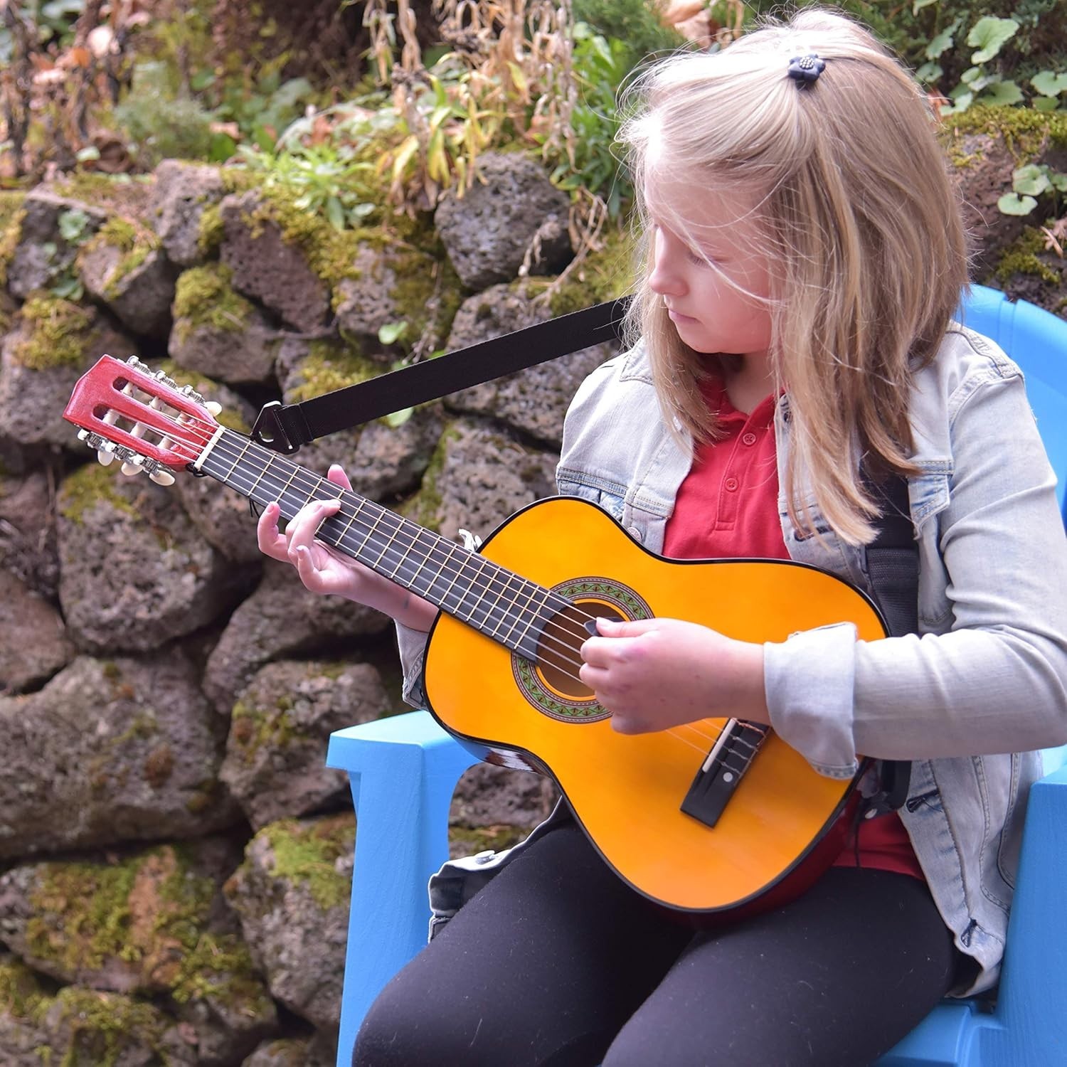 Beginner Classical Guitar Set with Case & Accessories