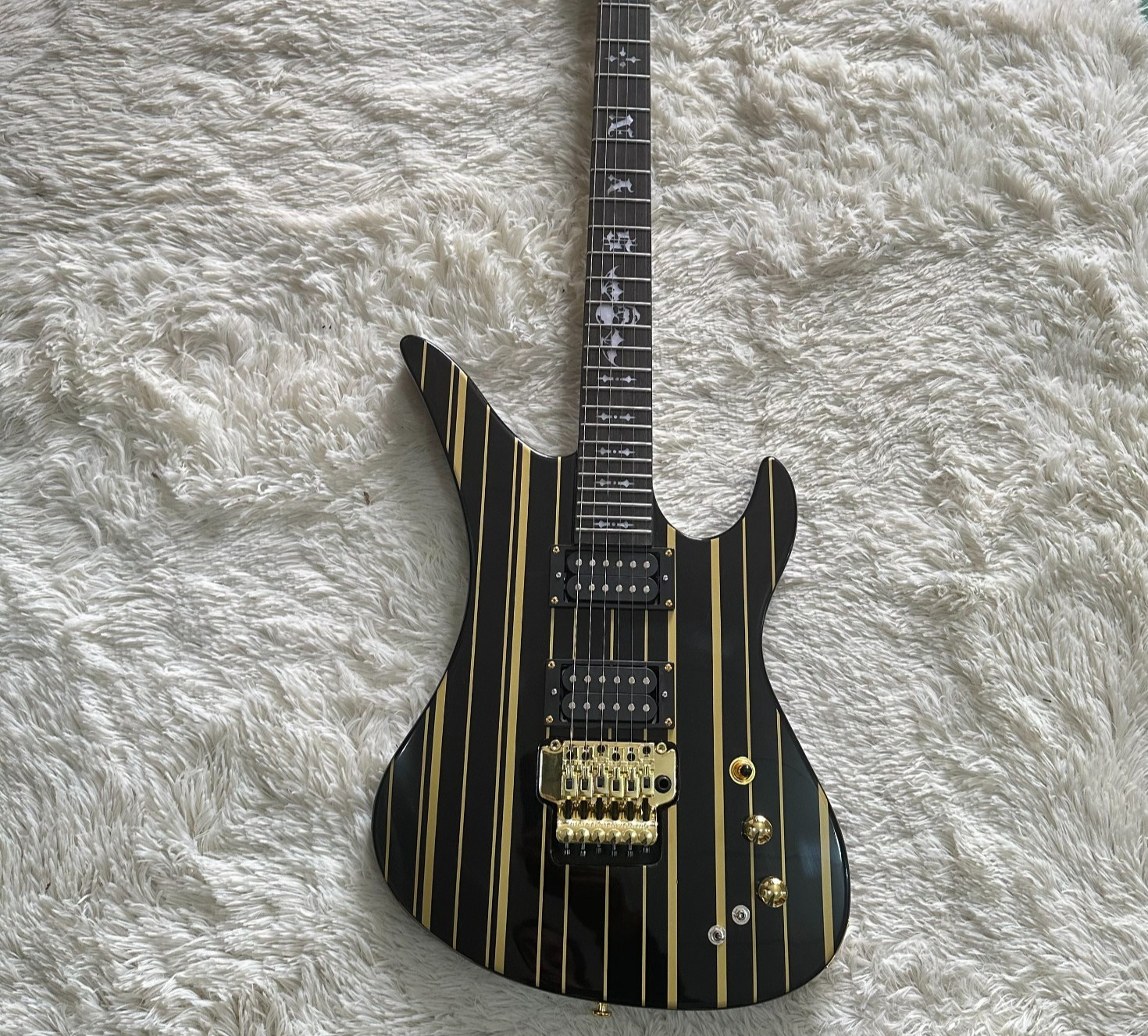 New Synyster Gates Electric Guitar Rosewood Fingerboard With Floyd Rose Tremolo