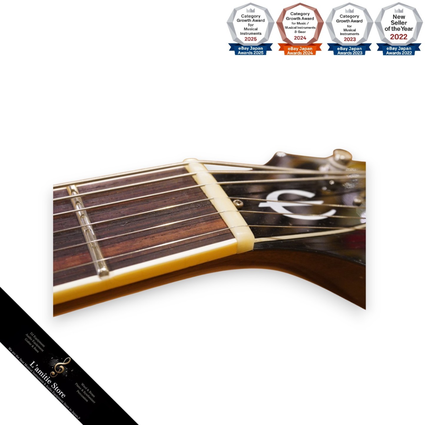 Epiphone CASINO Electric Guitar Vintage Style Narrow Neck Black