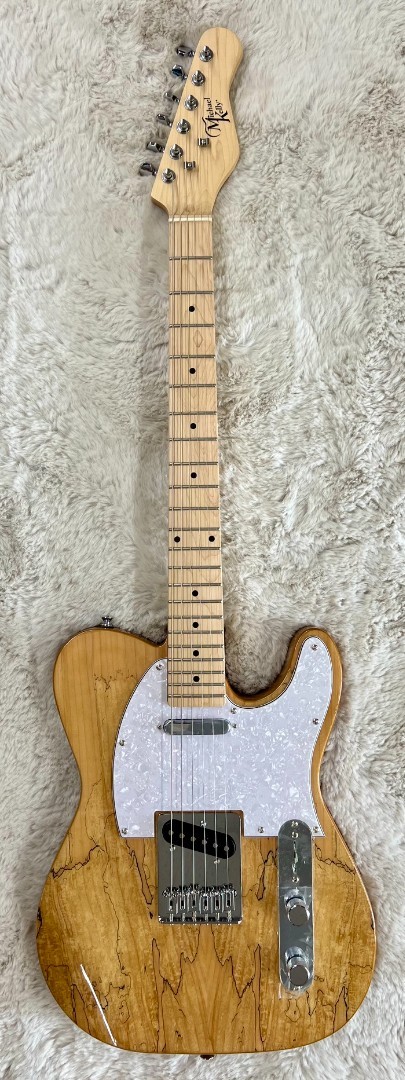 Michael Kelly Model MK53SSPMRO 1953 T-Style Electric Guitar, Spalted Maple