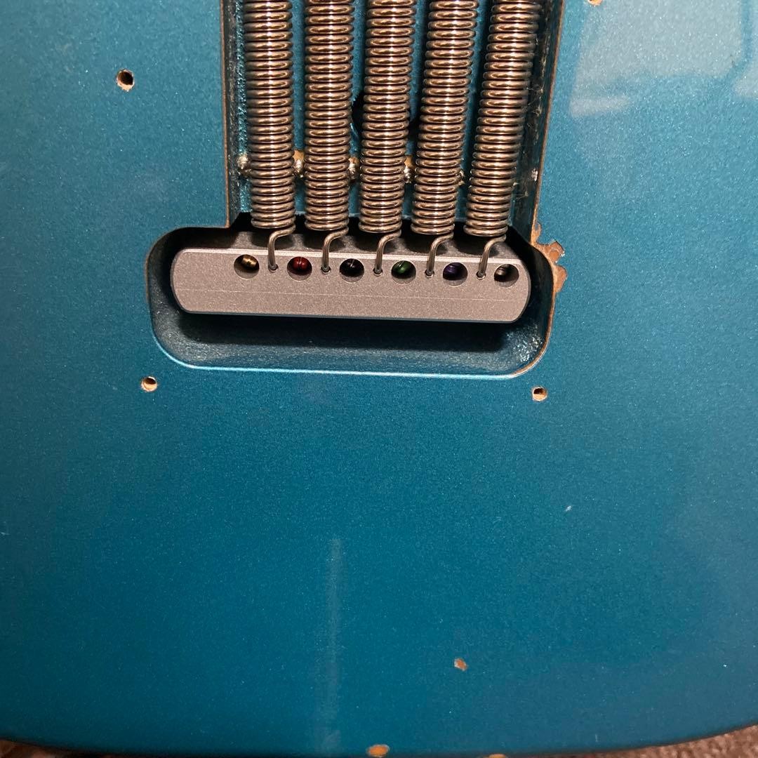 Squier Strat Lake Placid Blue Modified Many Safe Packing!