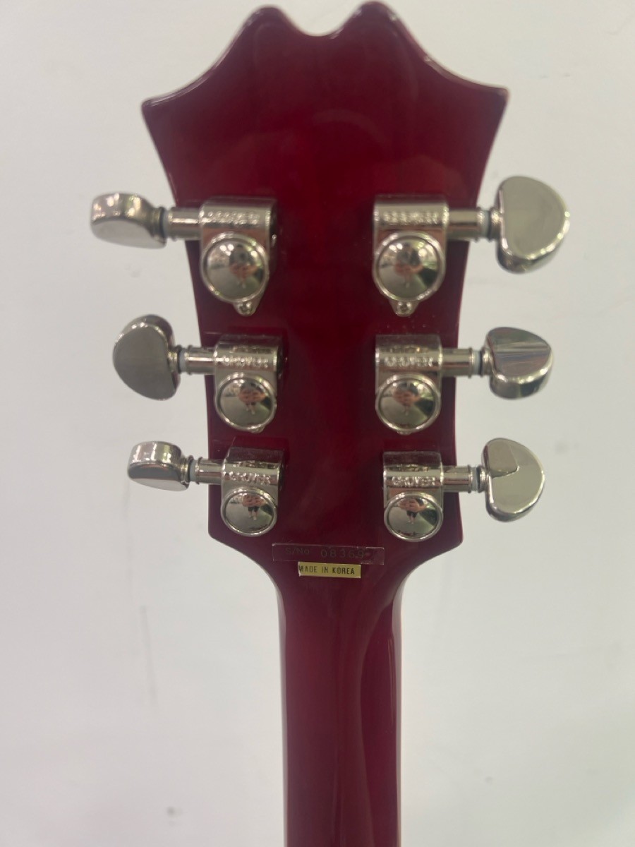 ULTRA-RARE VINTAGE AGILE 3000 LES PAUL LEFTY OLD HEADSTOCK CHERRY SU (R7A014007)