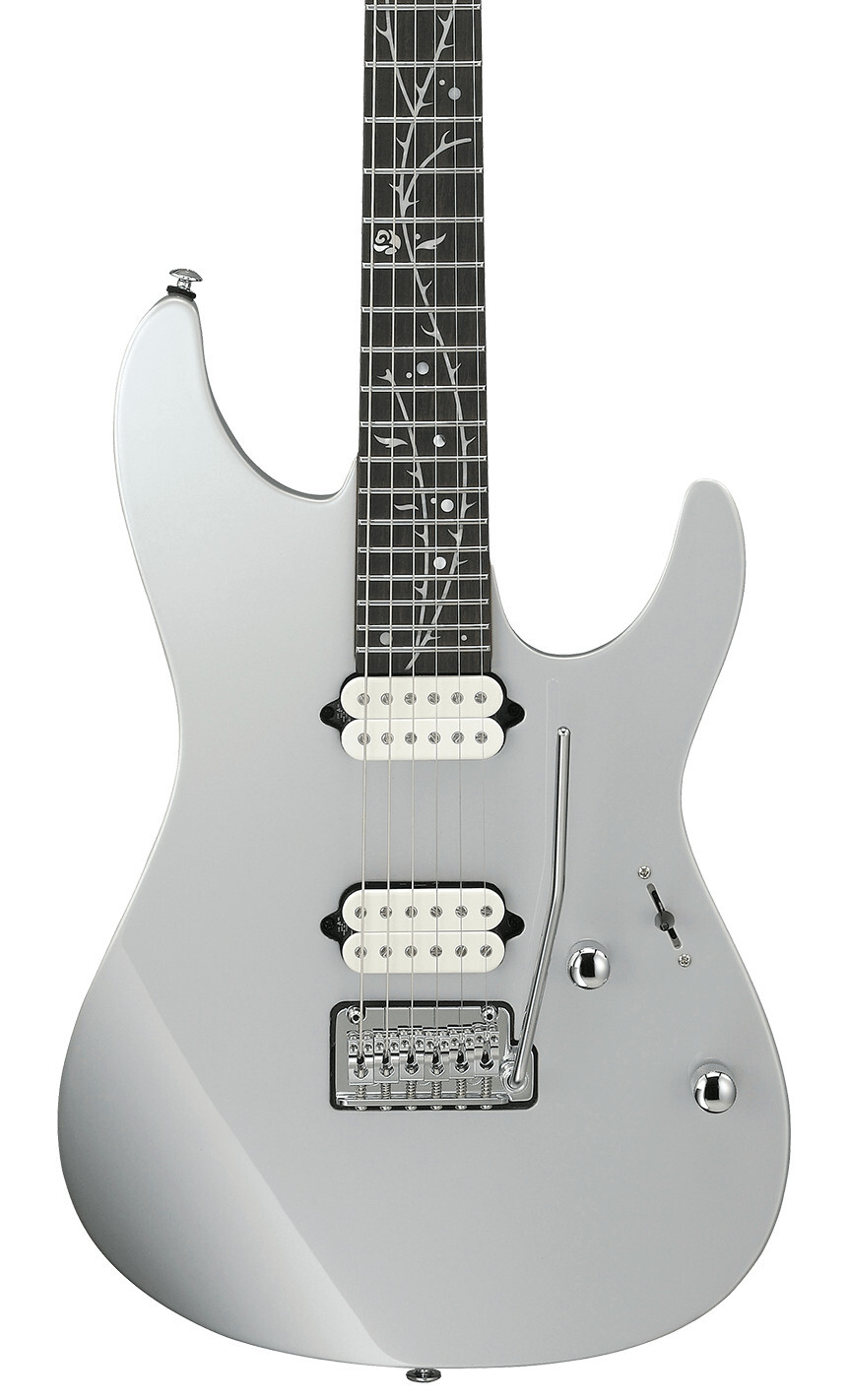 Ibanez TOD10 Tim Henson Signature Electric Guitar, Ebony Fingerboard, Silver