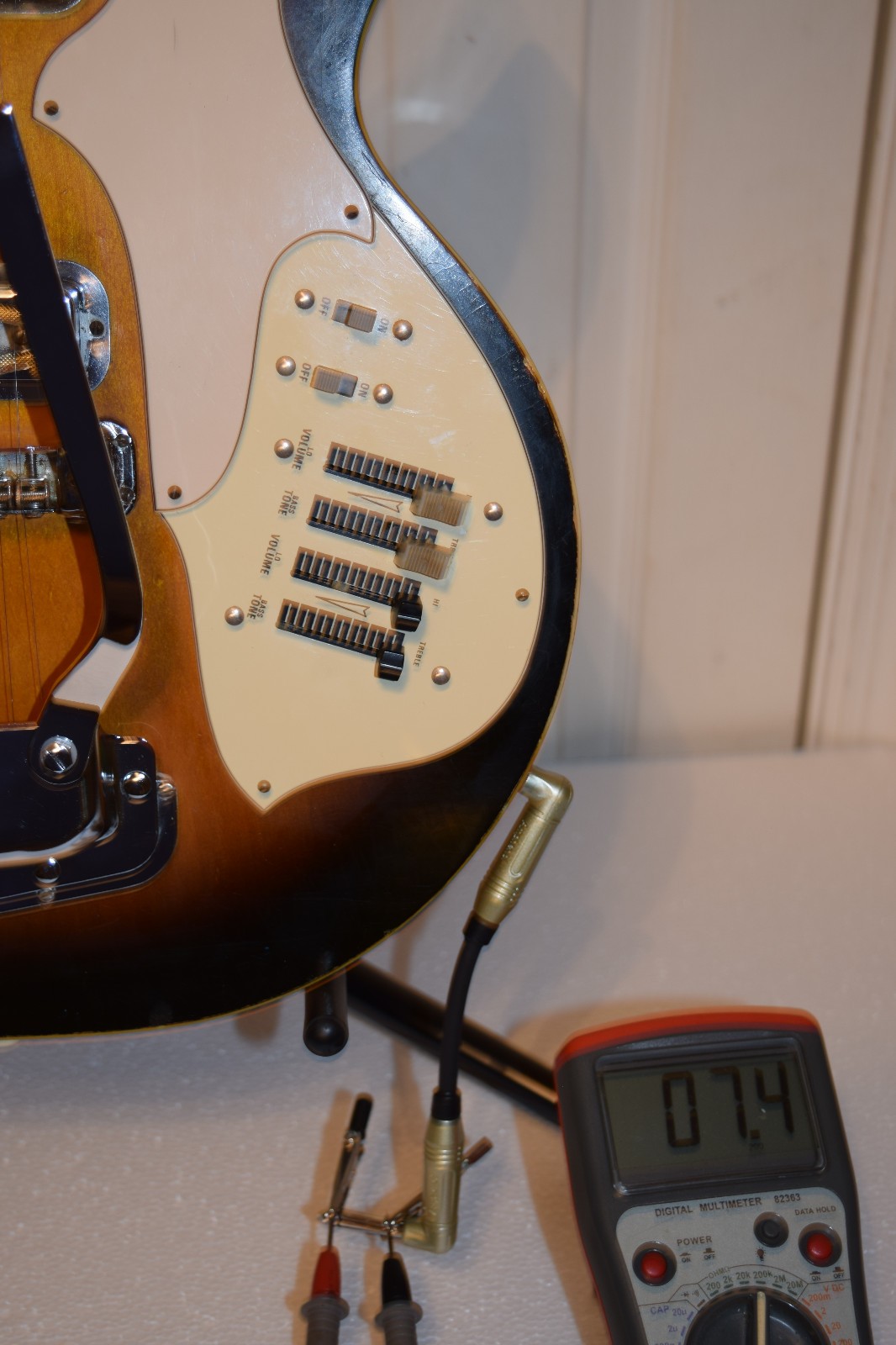 1969 Harmony H82 Rebel Electric Guitar – Very Clean – Made in USA