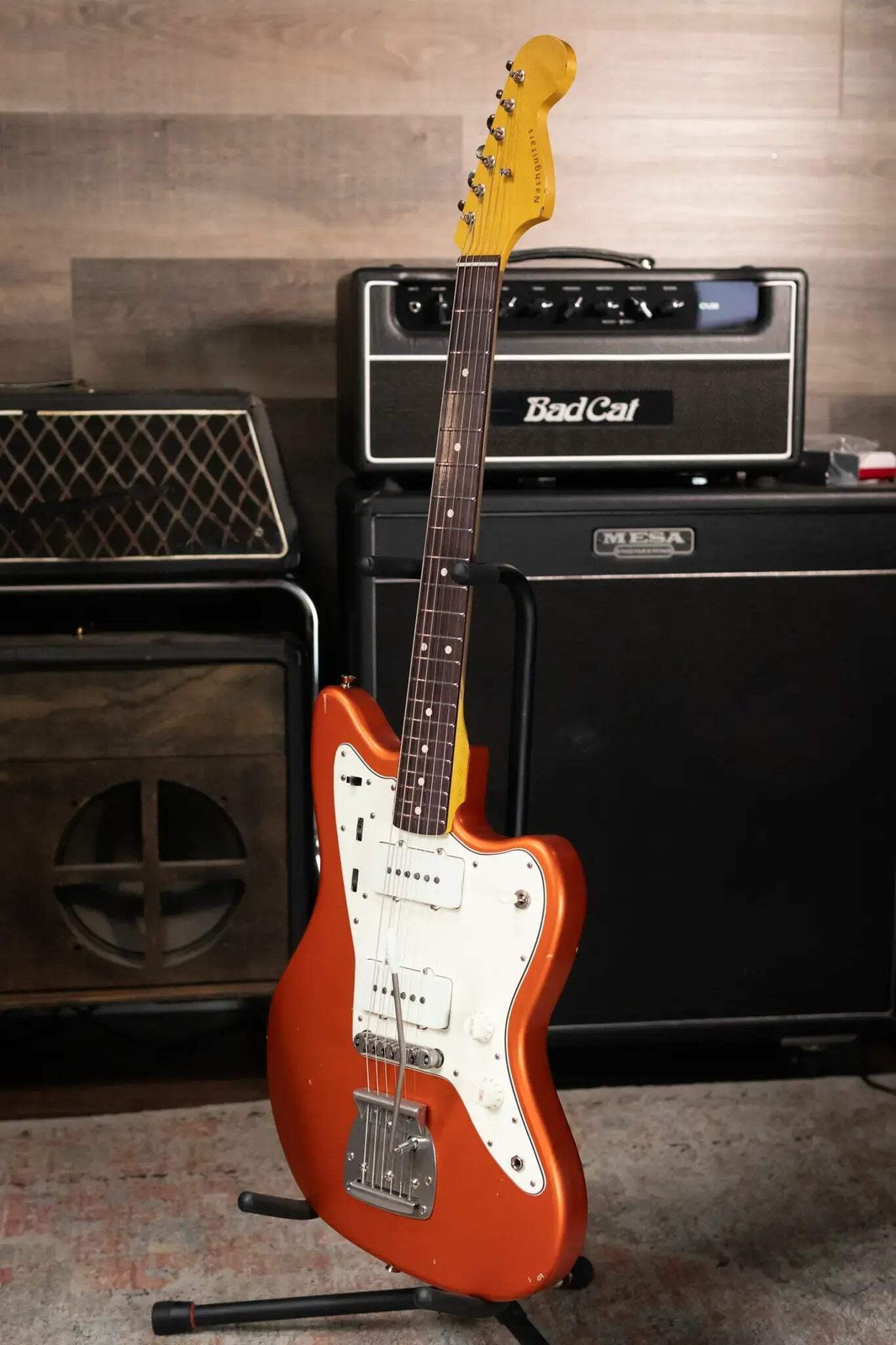 Nash JM-63 Electric Guitar – Candy Tangerine with Hardshell Case
