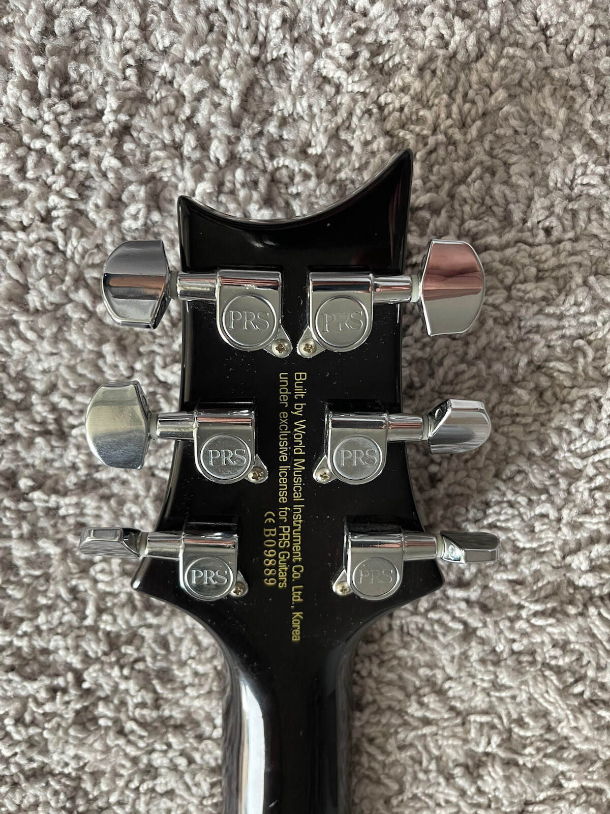 PRS SE Santana Signature 2001 MIK HH Black Carlos Paul Reed Smith Guitar