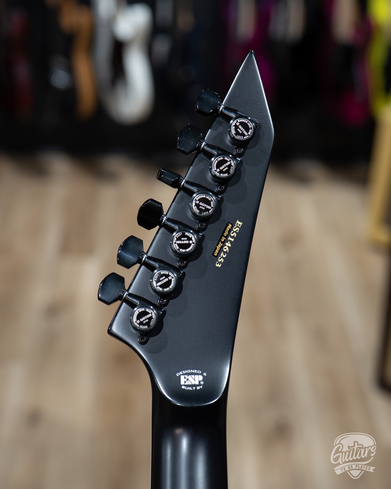 ESP E-II M-II HT Neck Thru Guitar w/ Case – Black Natural Fade (B-stock)