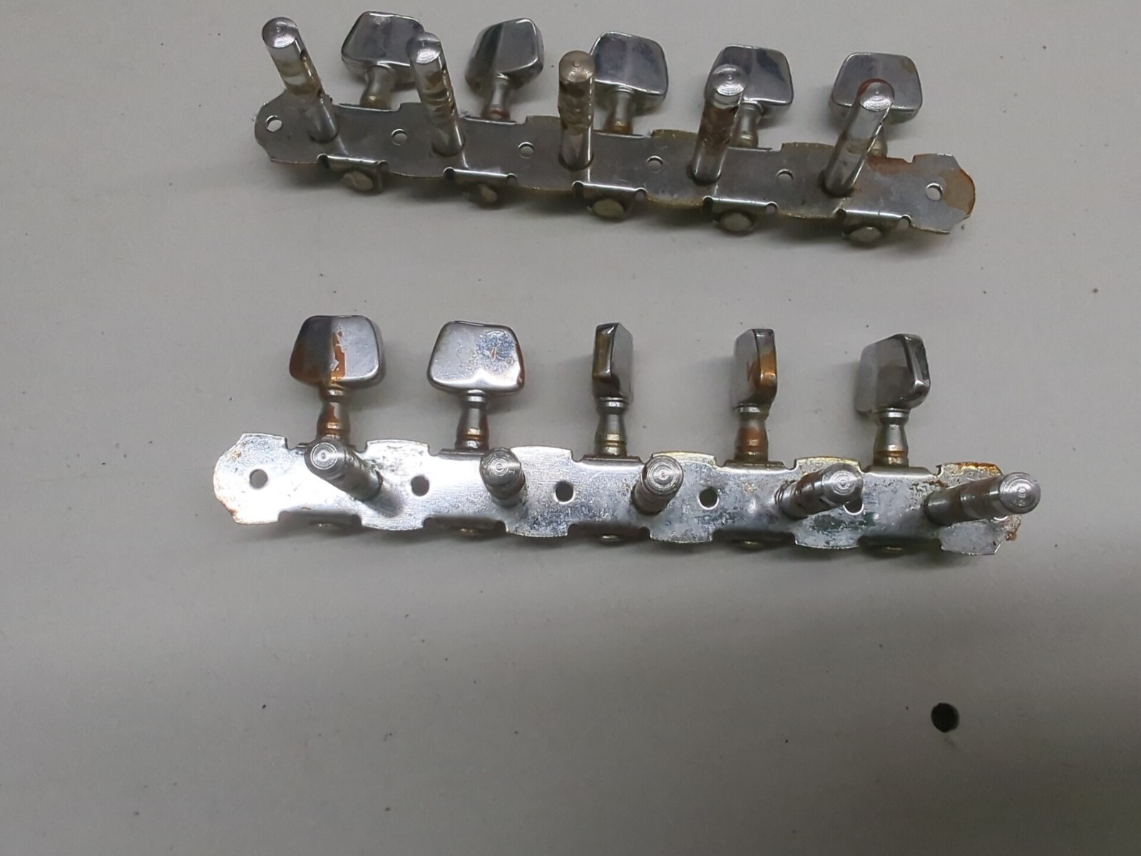 VINTAGE GUITAR TUNERS L/R / Five IN LINE TUNING MACHINE KEY / 10 String
