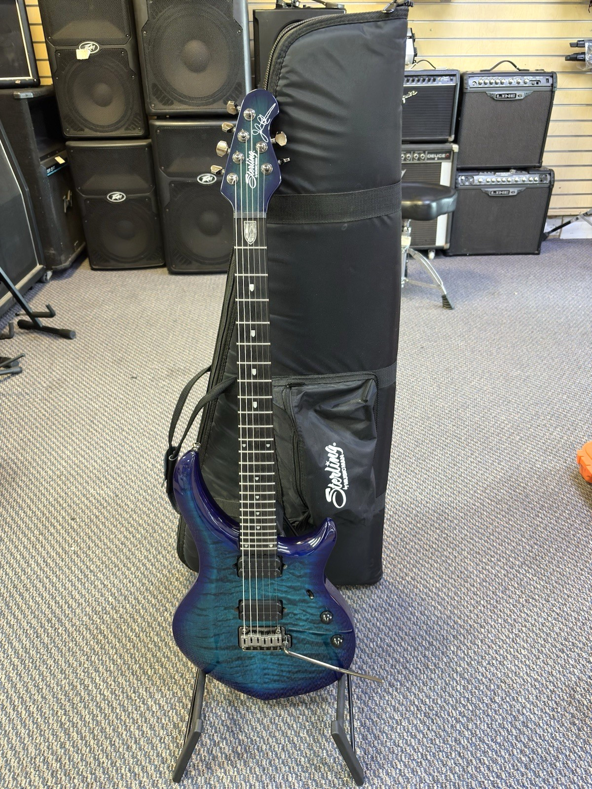 Sterling John Petrucci MAJ200 Cerulean Paradise Electric Guitar *Pre Owned*