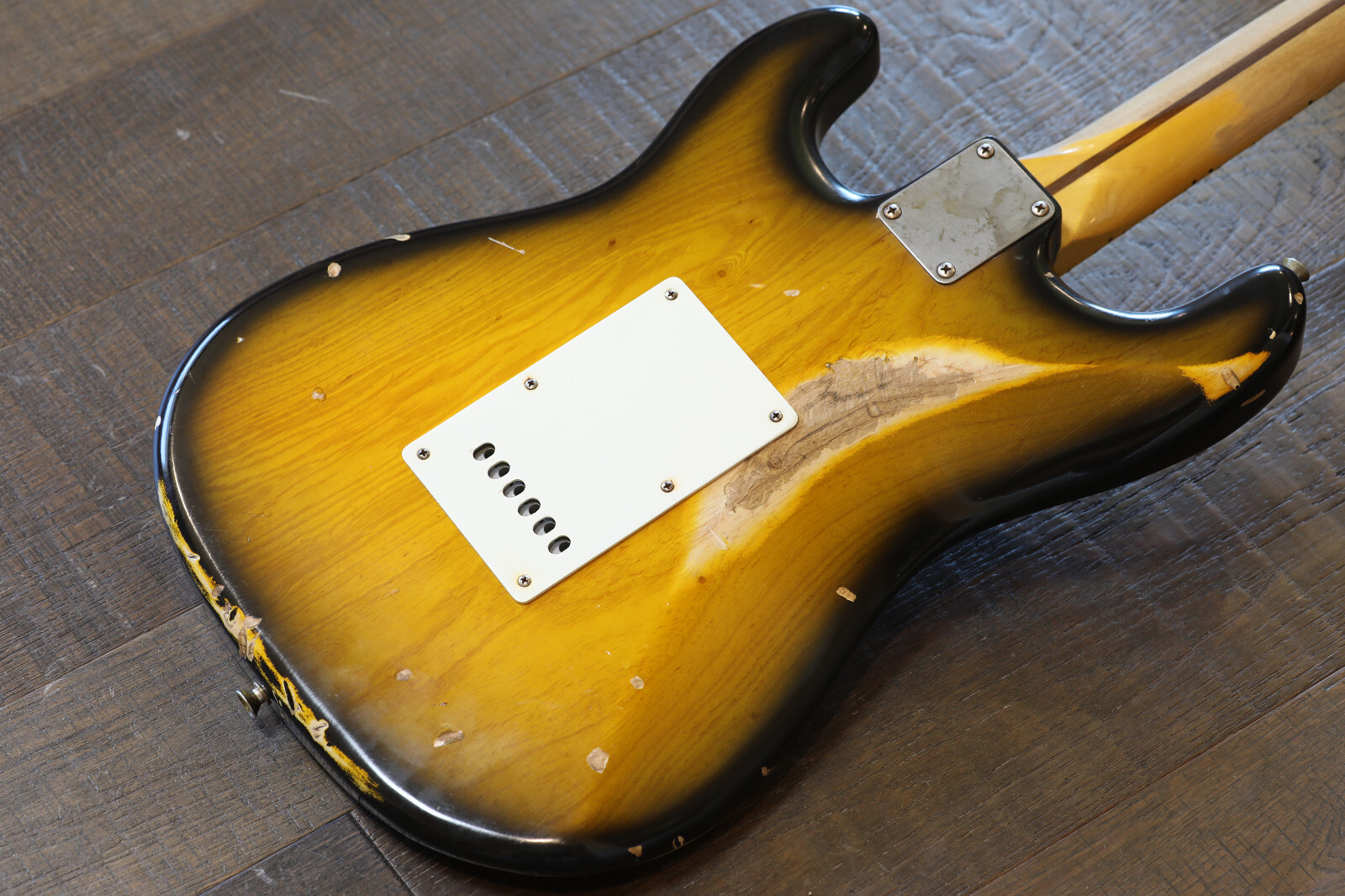 2015 Nash S-57 Electric Guitar 2-Tone Sunburst Heavy Relic + OHSC
