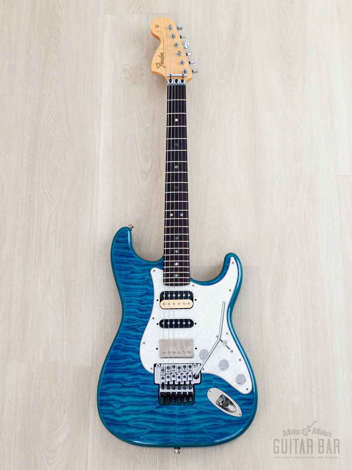 2019 Fender Michiya Haruhata Stratocaster HSH Quilt Top w/ Floyd Rose, Japan MIJ