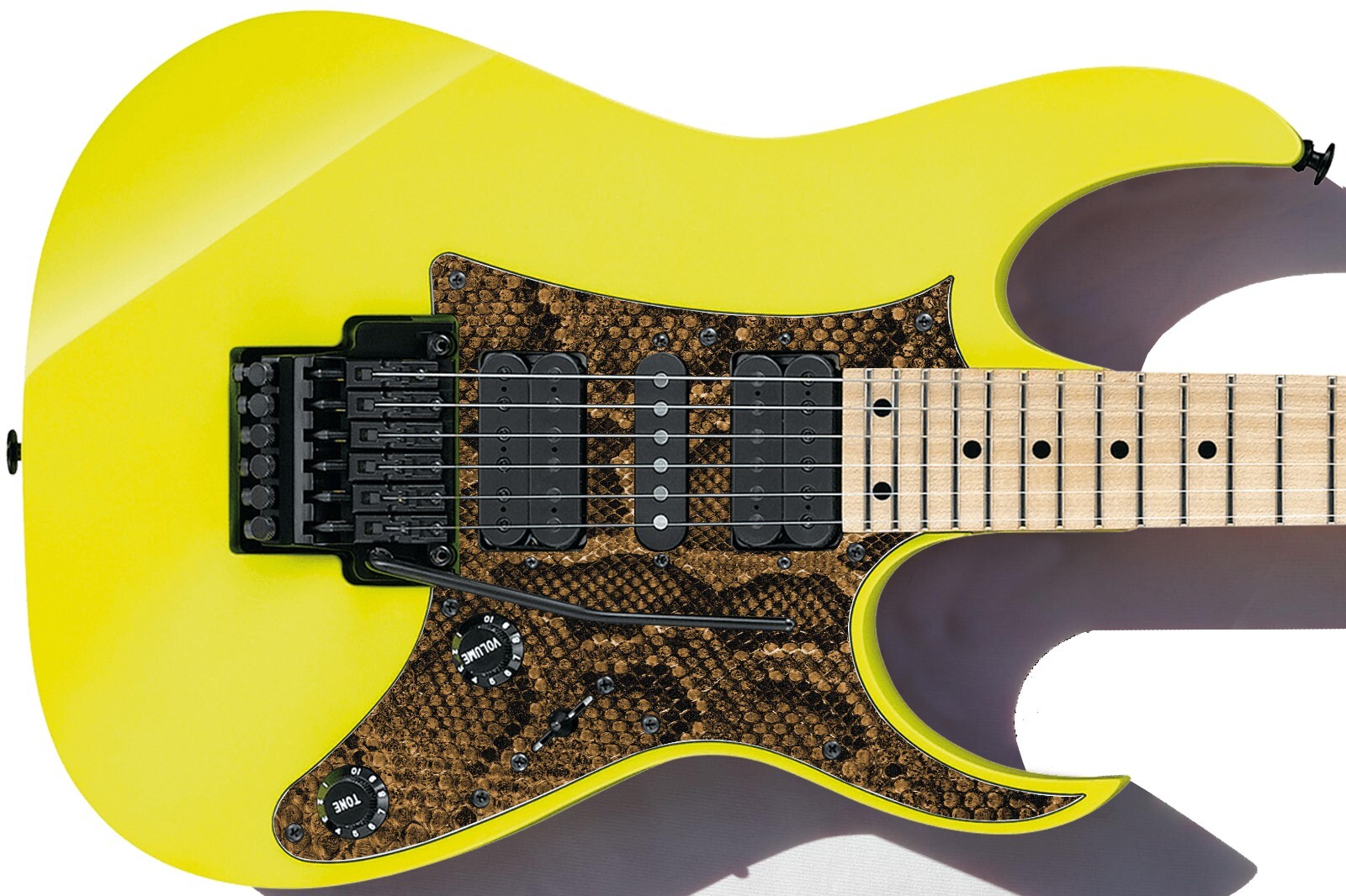 Guitar Skin Wrap Axe Re-skin Vinyl Ashbury Anaconda Gold Snake Skin 1054 B