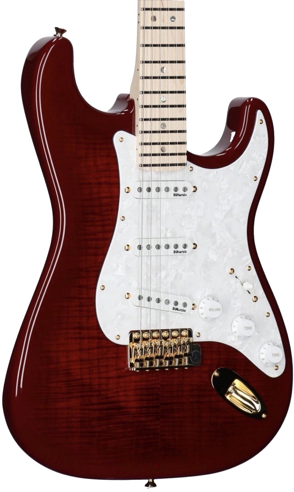 Fender Richie Kotzen Stratocaster Electric Guitar Transparent Red Burst