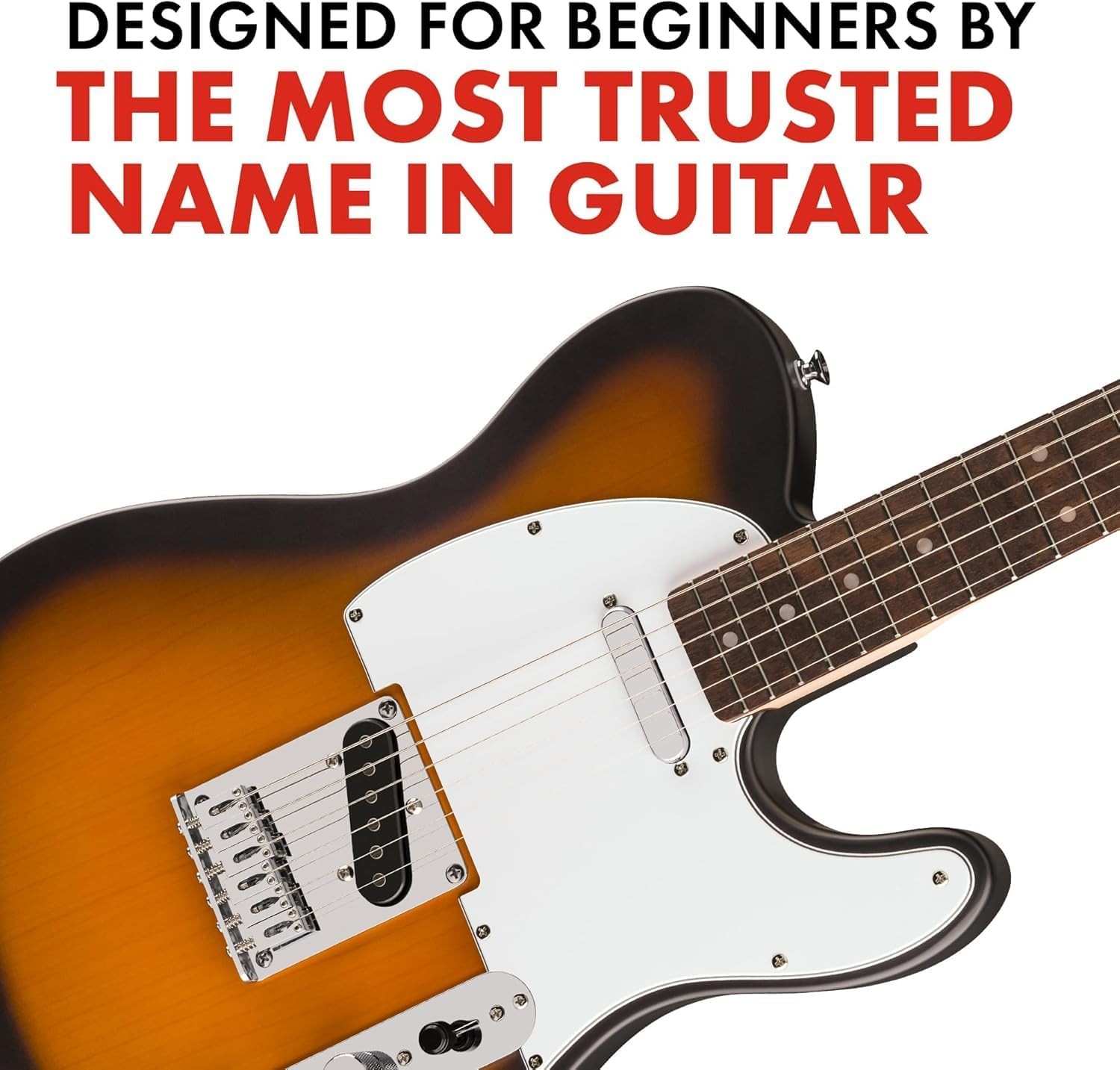 Fender Squier Debut Series Telecaster Electric Guitar Beginner Model w/ Lessons