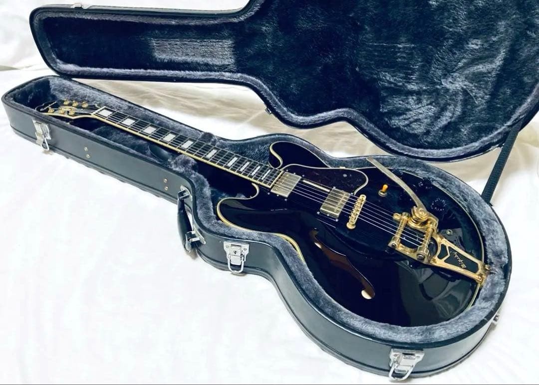 Epiphone Dot ES-355 EB Ebony Fingerboard Genuine Hard Case