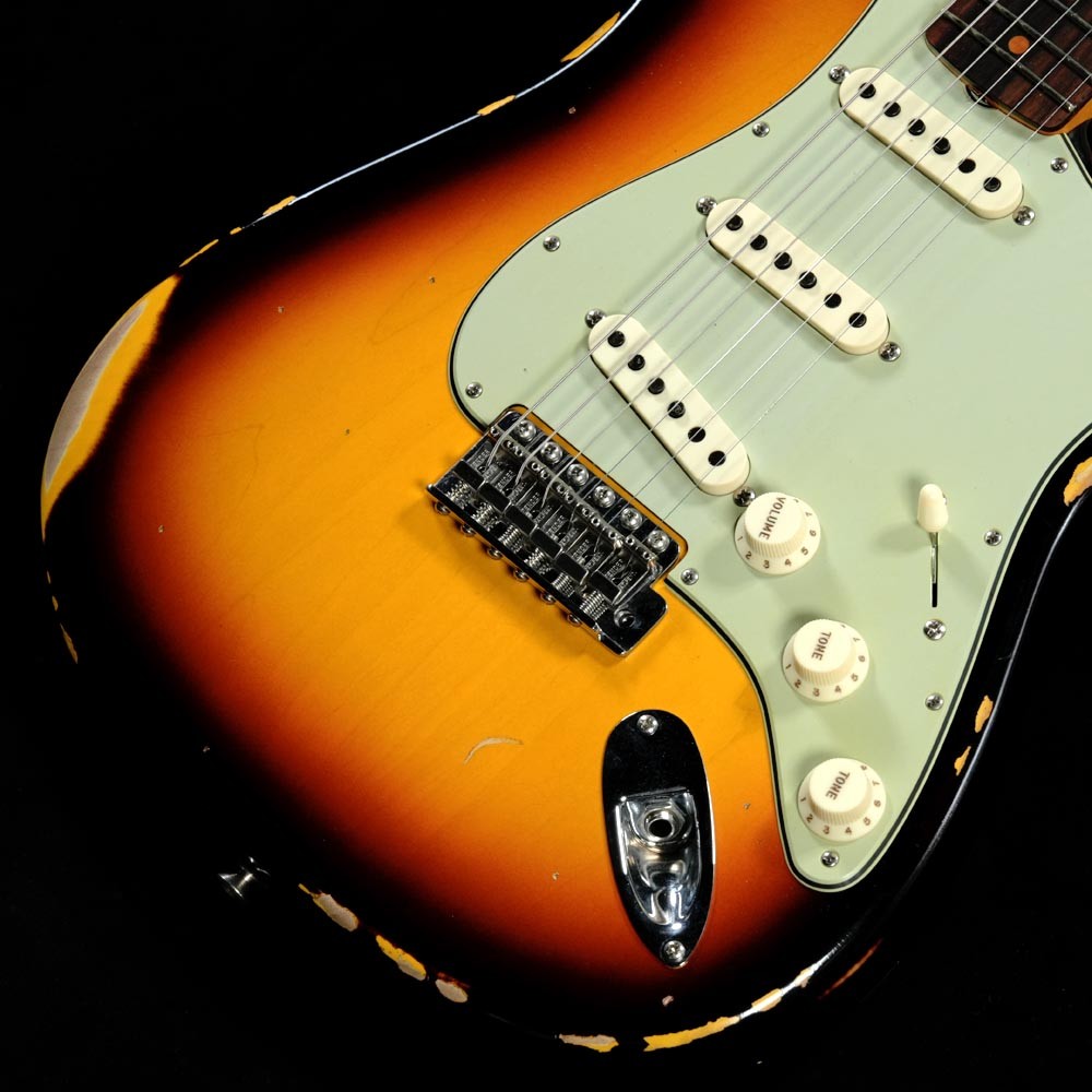 Fender Custom Shop Late 1962 Stratocaster Relic 3-Color Sunburst [CS569076]