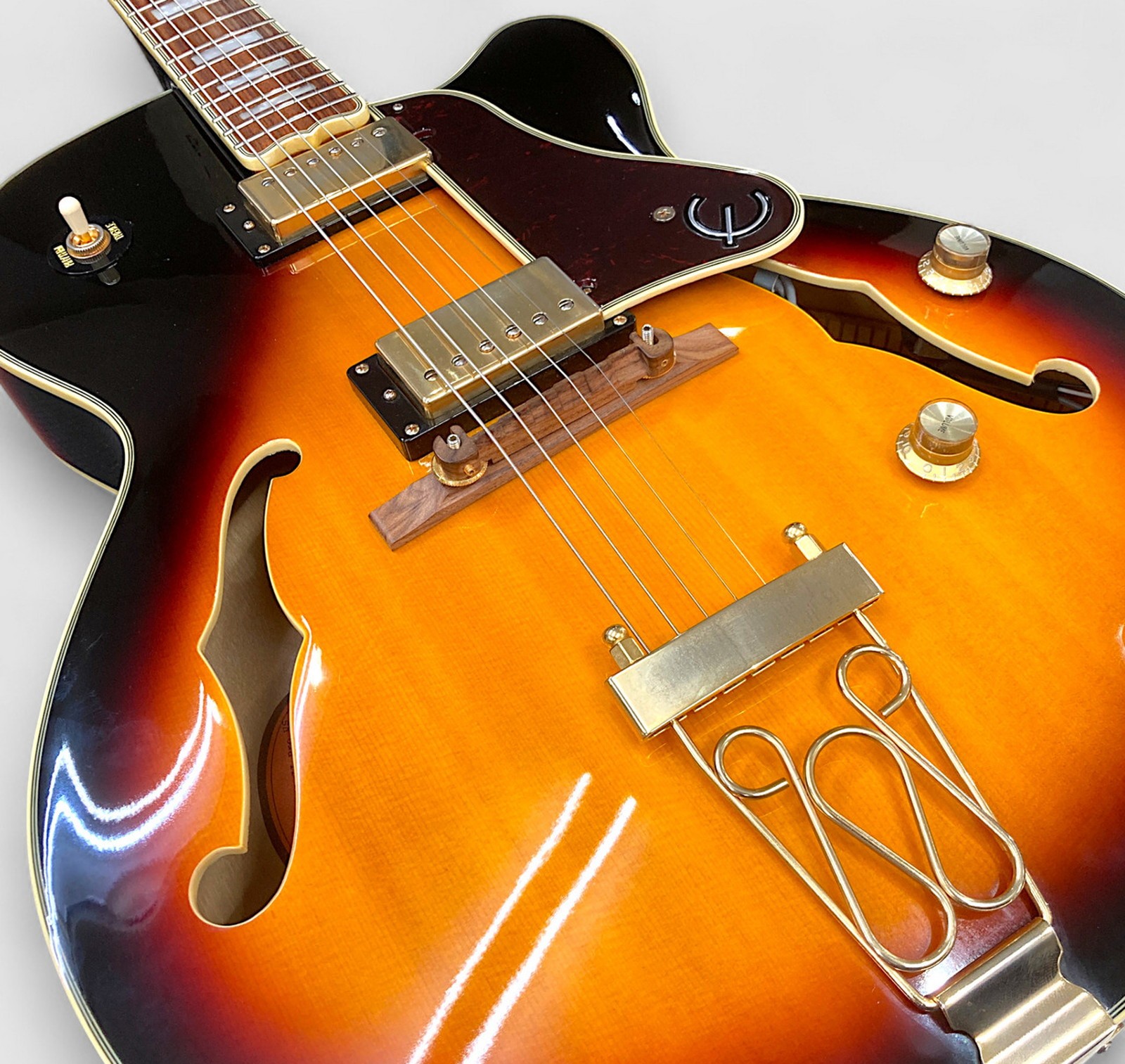 Epiphone JOE PASS EMPEROR II PRO Used 2020 Maple Vintage Sunburst w/Soft Case