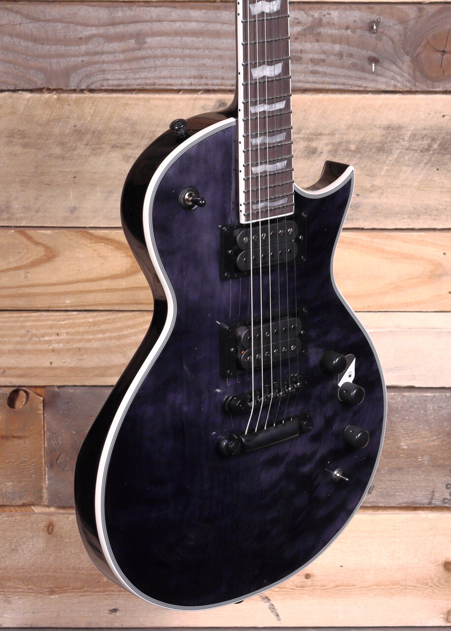 ESP LTD EC-1000 Piezo Electric Guitar See Thru Black