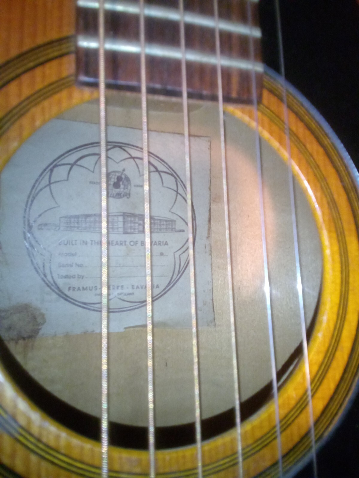 1960 Framus Vintage Acoustic Guitar From Germany