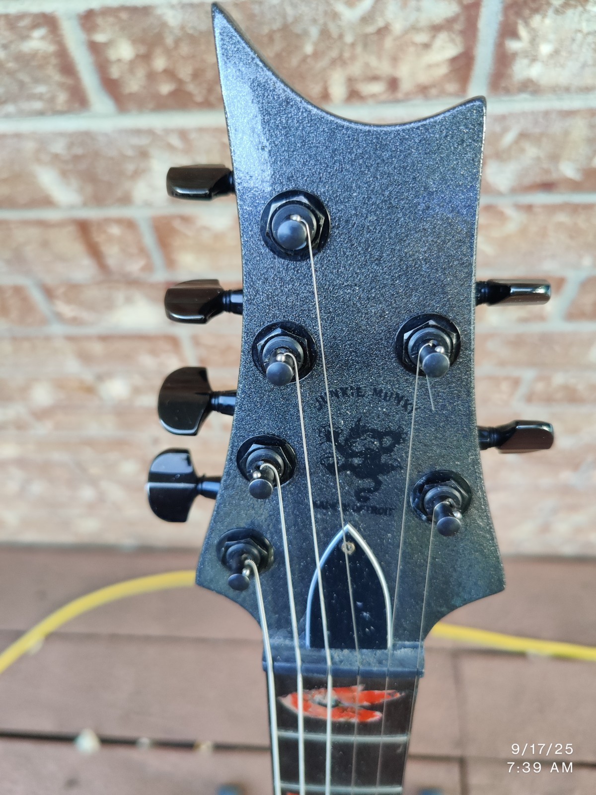 BadAss Prototype-1 Electric Guitar Stainless Metallic Steel Color