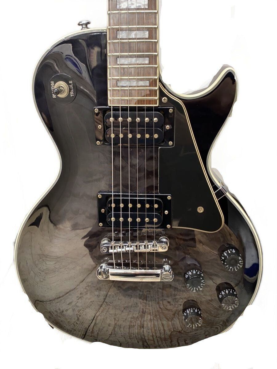 GrassRoots Electric Guitar G-lp-55c QM Les Paul Type Black HH Used