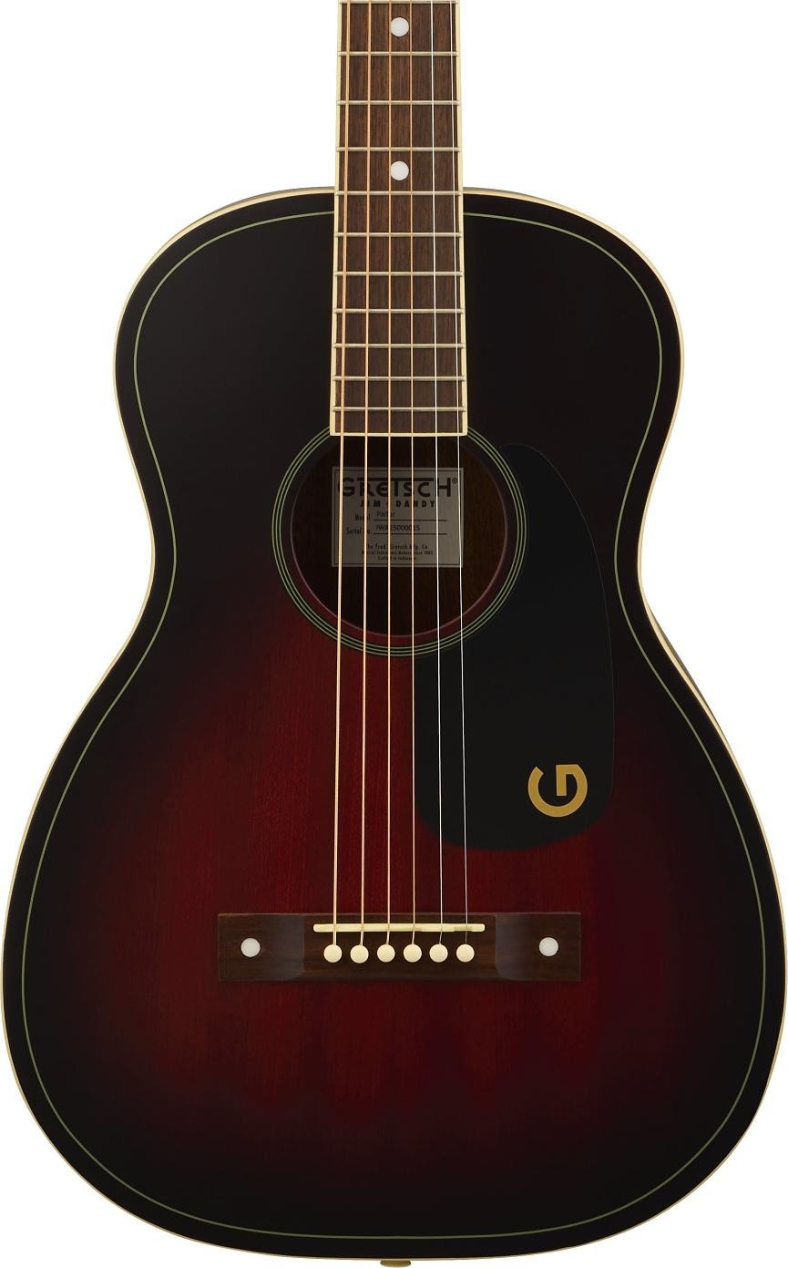 Gretsch Jim Dandy Parlor Acoustic Guitar – Deep Cherry Burst
