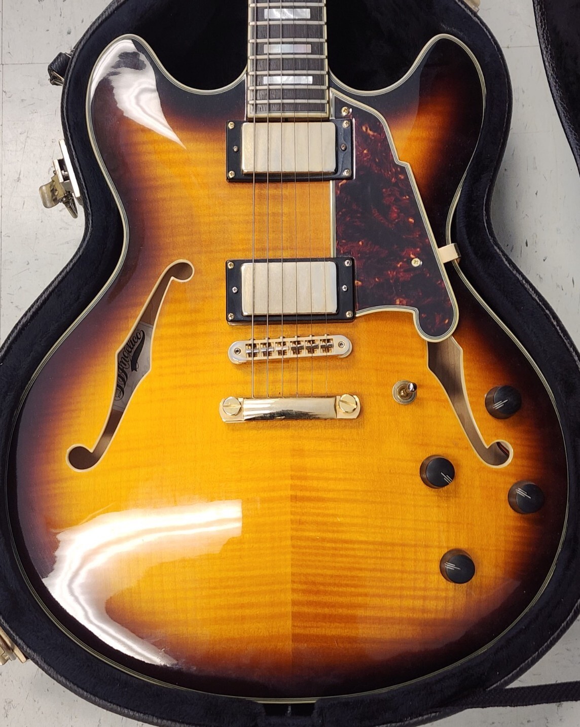 D’Angelico Excel EX-DC Tobacco Burst With OHSC
