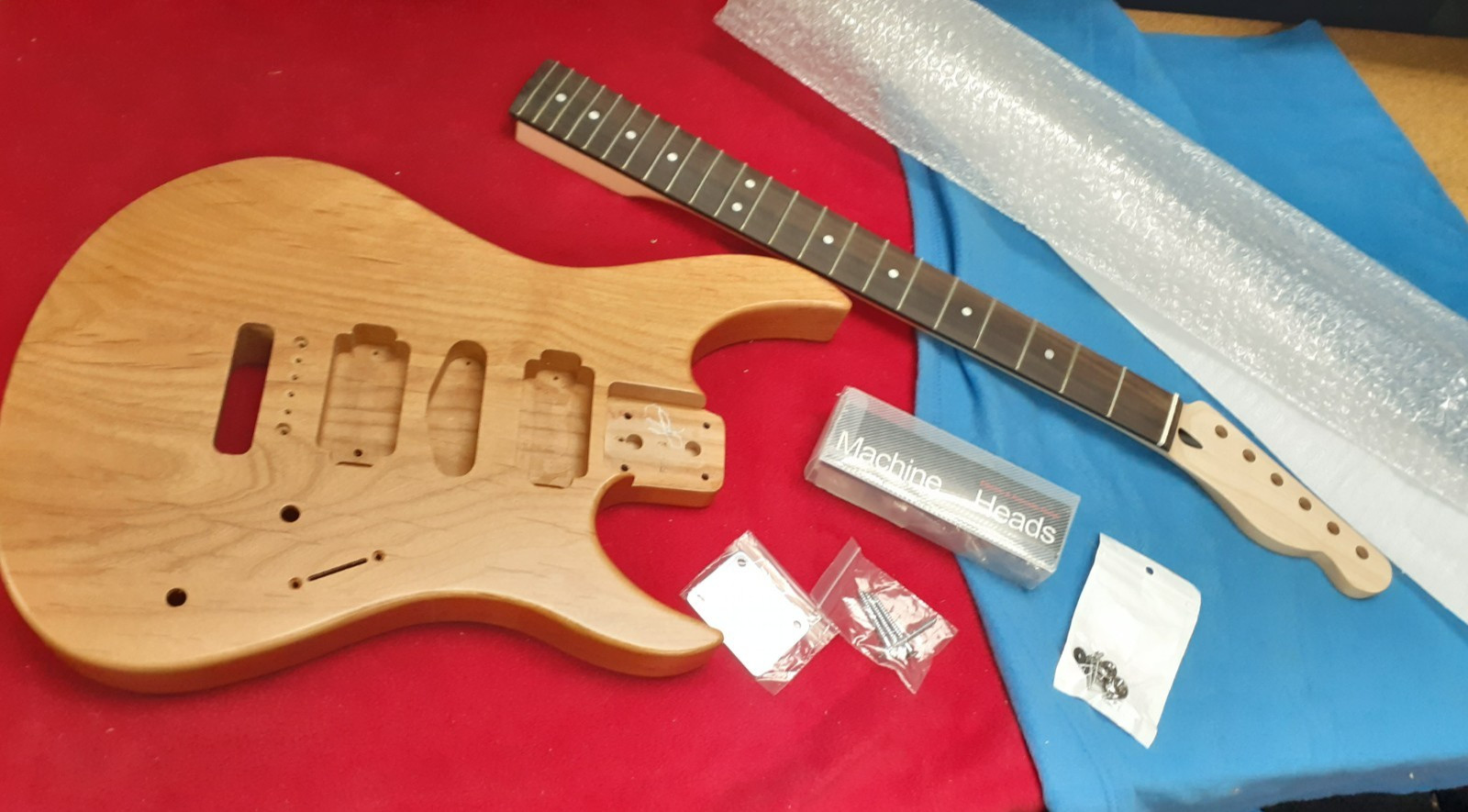 Yamaha RGX121D Electric Guitar Body HSH DIY Project NEW Tele Style Neck & Tuners